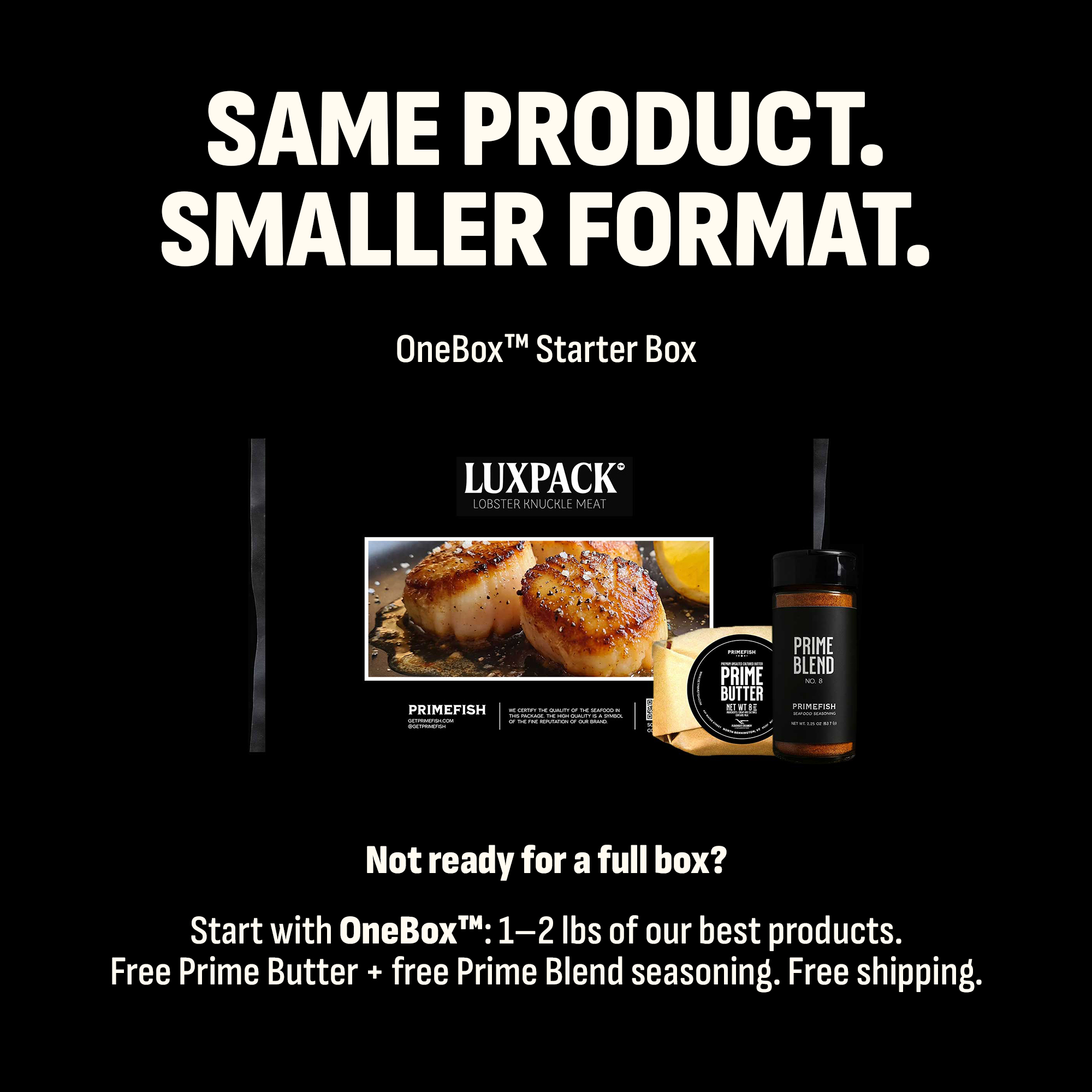 PrimeFish Seafood Co. Facebook ad