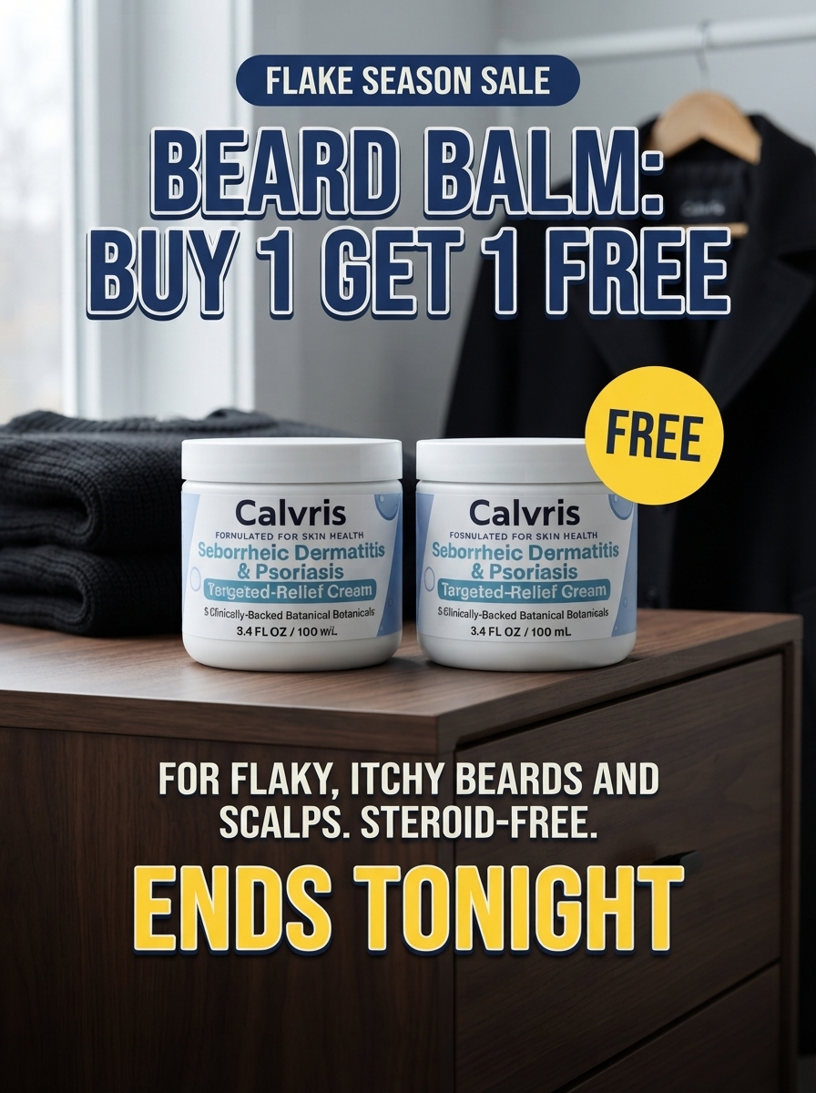 TryCalvris Facebook ad: Winter Is Malassezia Season