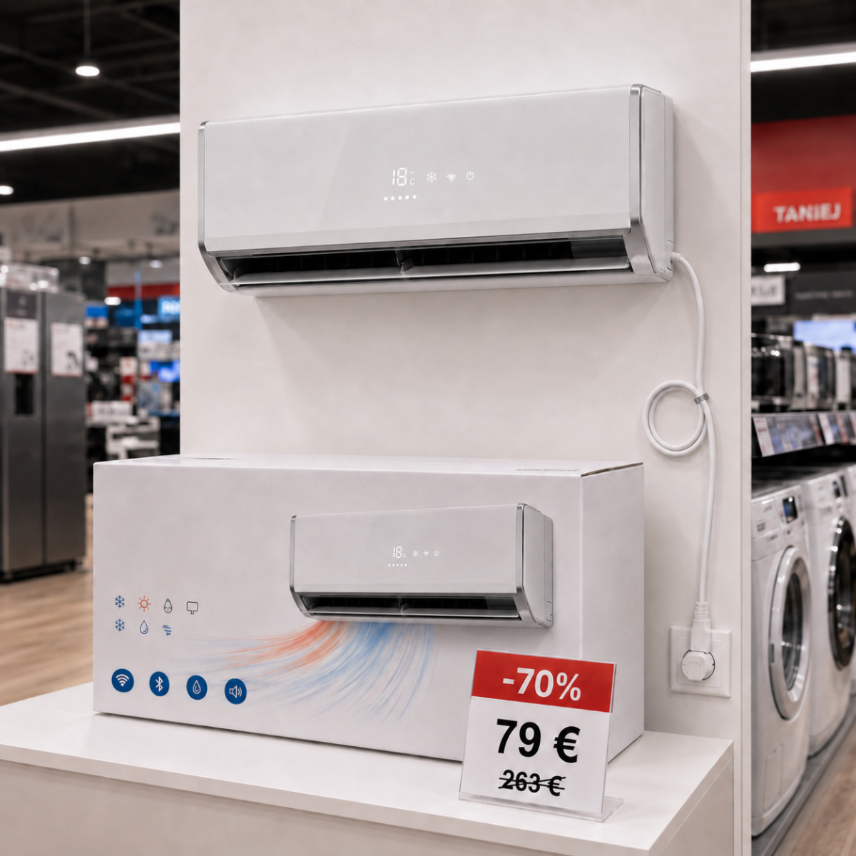 Home Gadgets Facebook ad: Klimatizácie bez vonkajšej jednotky