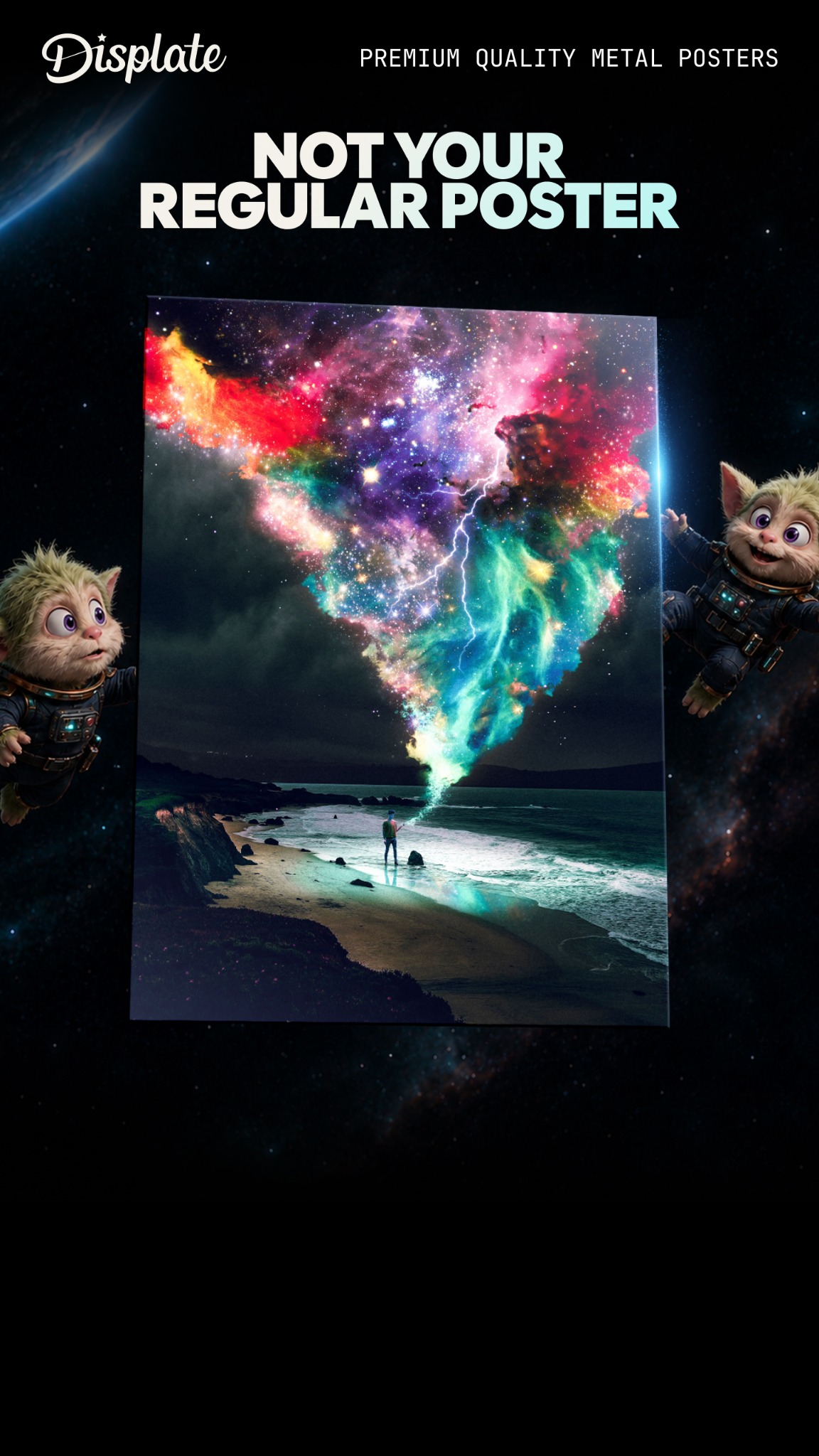 Displate Facebook ad