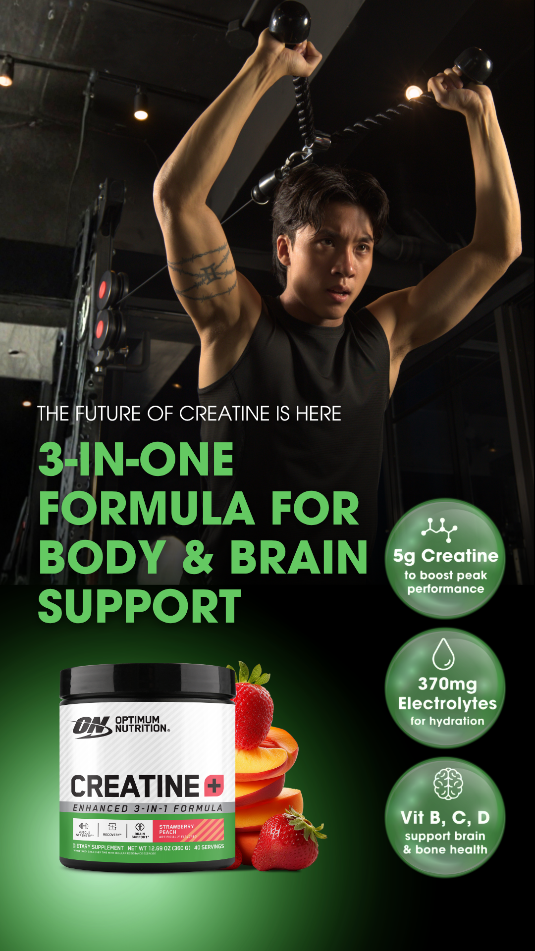 Optimum Nutrition Facebook ad