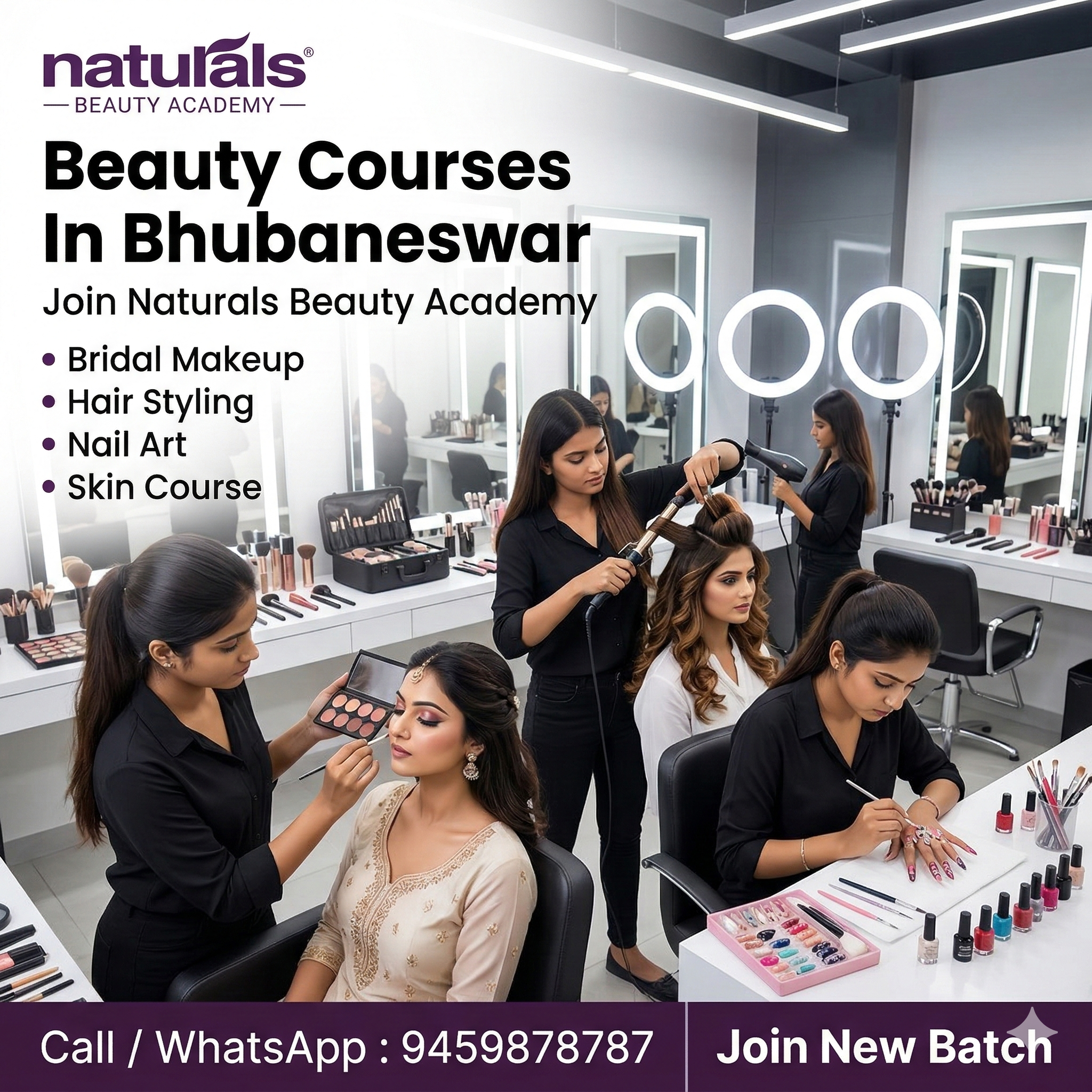 Naturals Beauty Academy Bhubaneswar Facebook ad