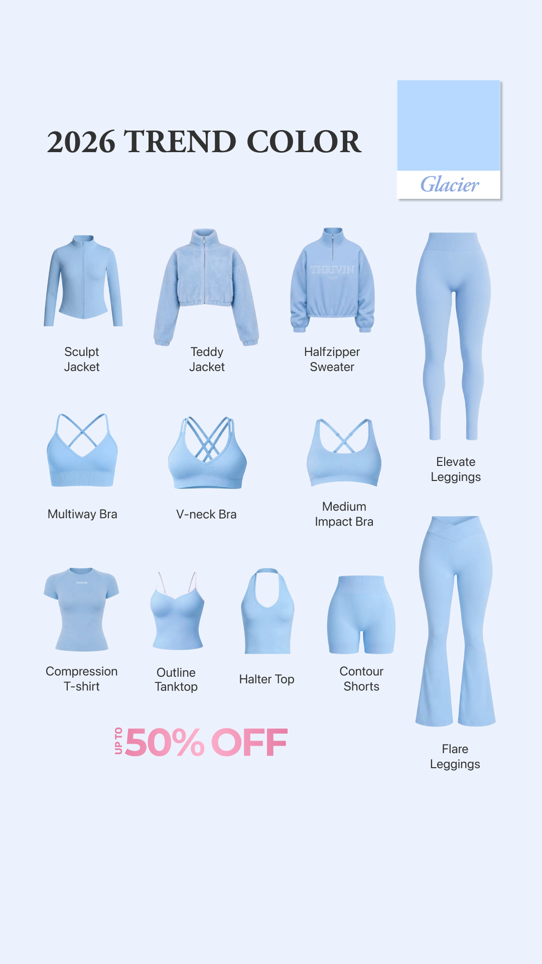 Thrivin Activewear Facebook ad