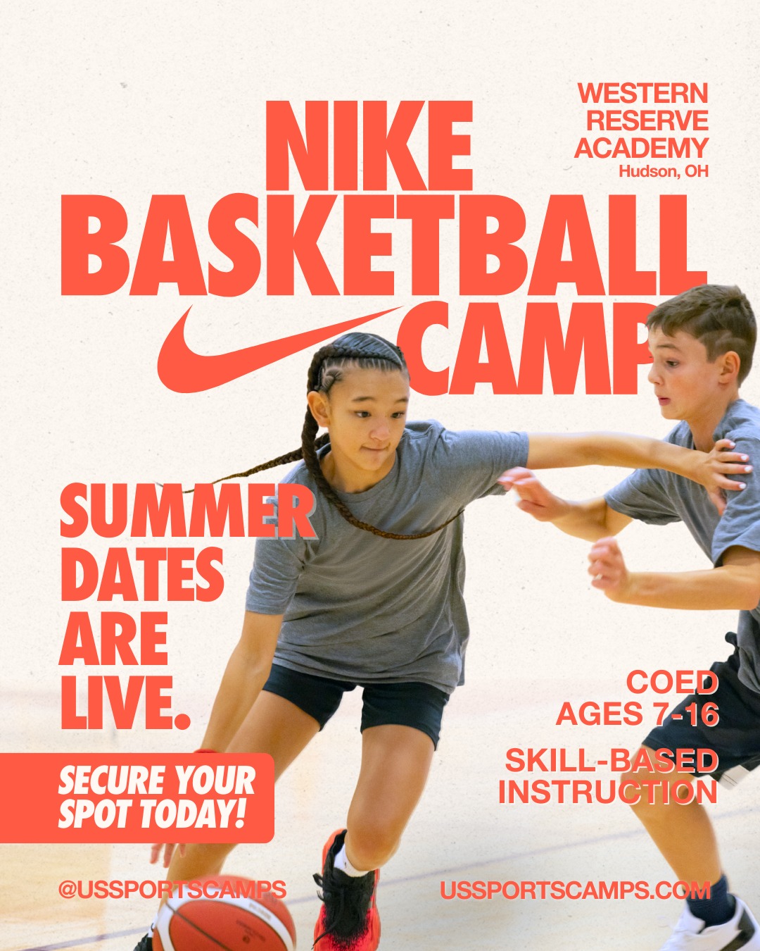 Run The Show - Ohio Facebook ad: Nike Basketball Camp Western Reserve Academy - 2026 | US…