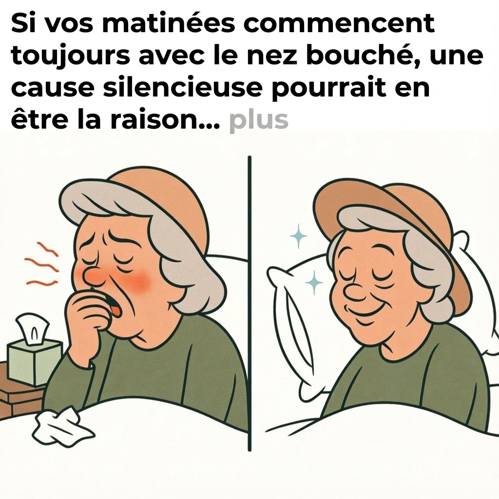 Hynoa Facebook ad: Lisez ceci si vous vous réveillez toujours avec le nez…