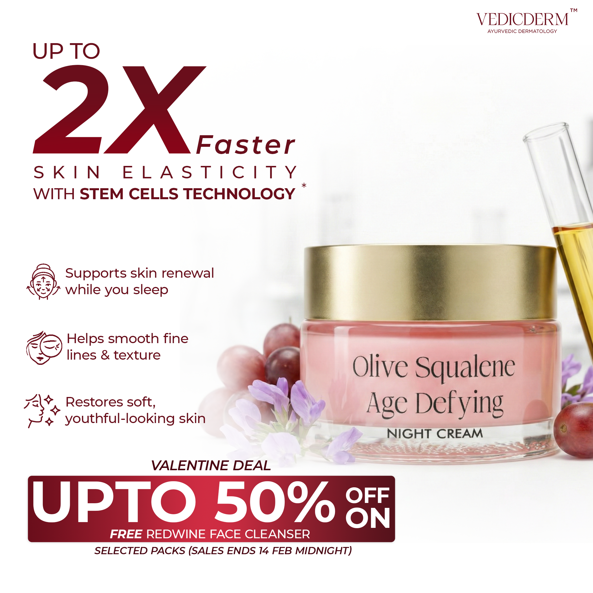 VedicDerm Facebook ad