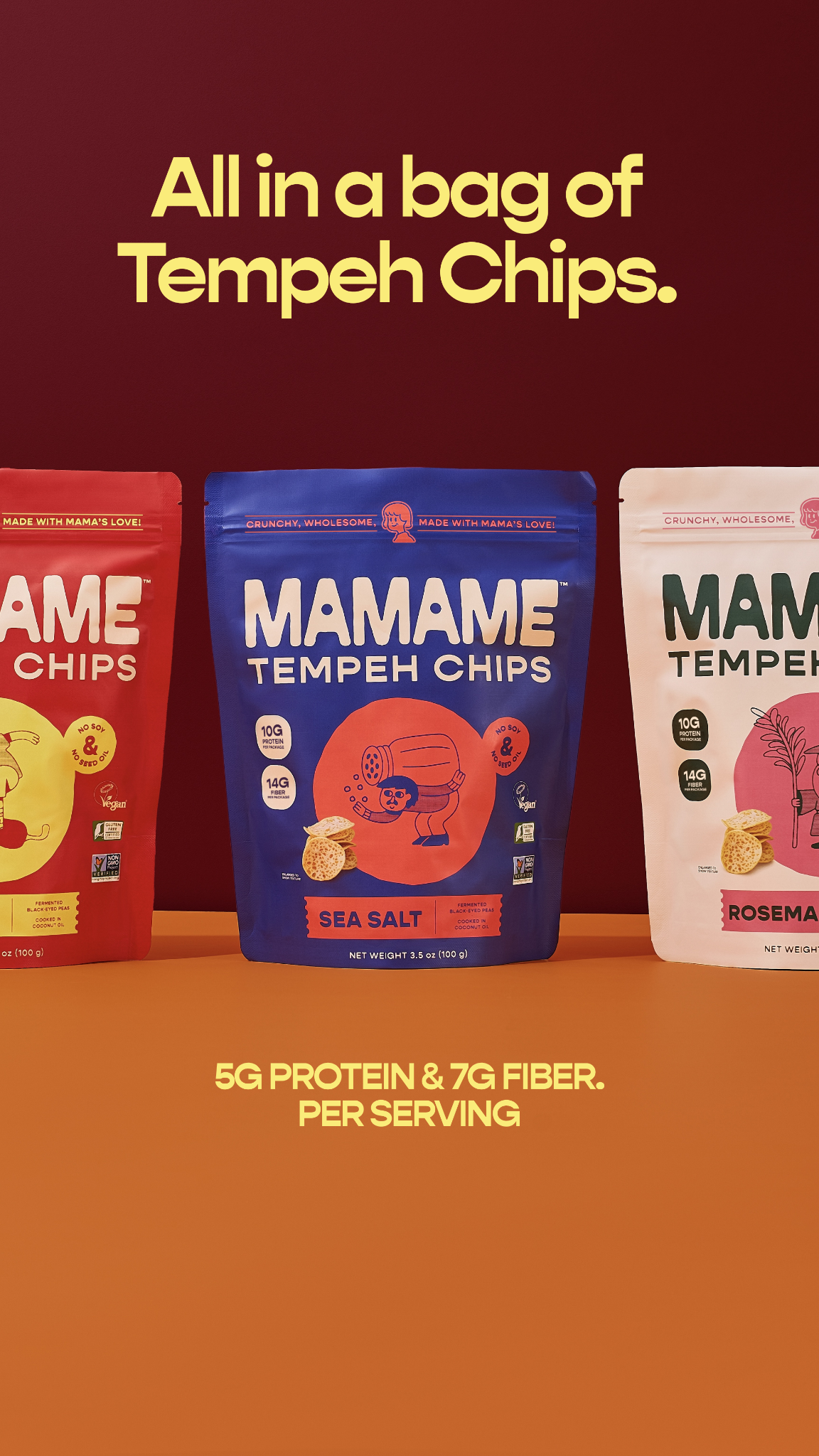 Mamame Whole Foods Facebook ad: Not all chips are created equal.