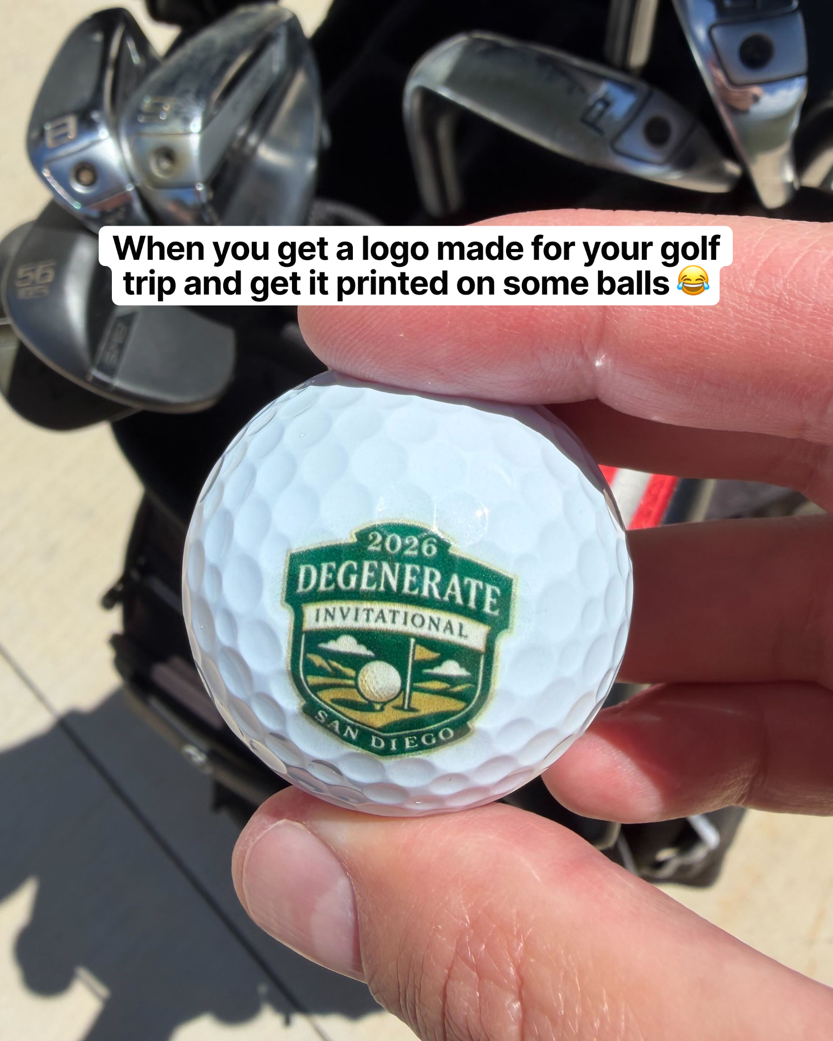 Golfballs.com Facebook ad