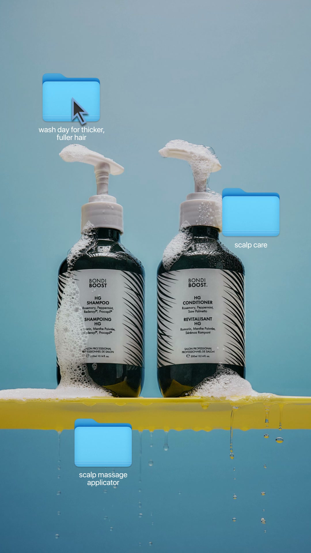 BondiBoost Facebook ad: Clinically proven to reduce hair shedding