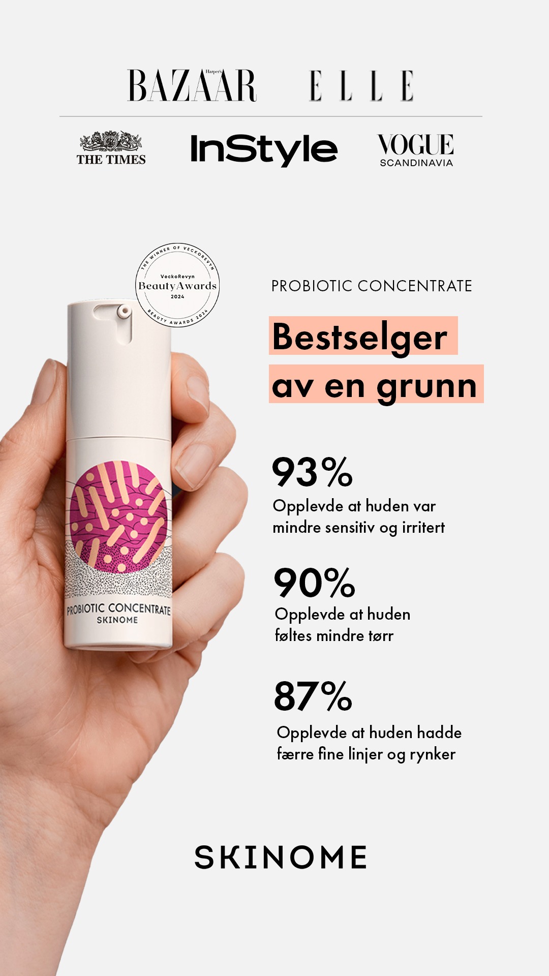 Skinome Facebook ad
