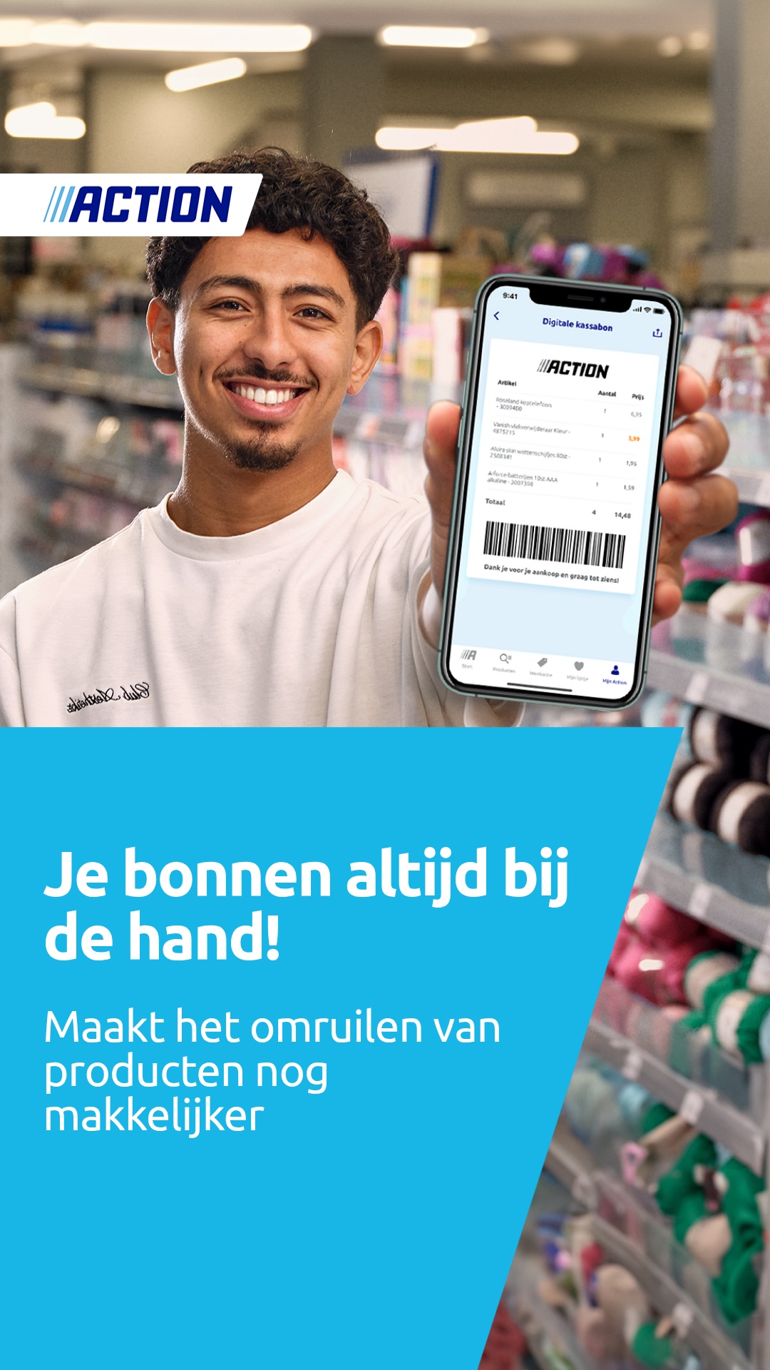 Action Facebook ad