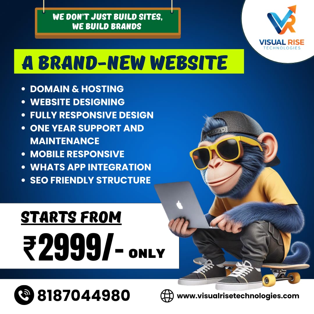 Visual Rise Technologies Facebook ad: Starts from just ₹2999!