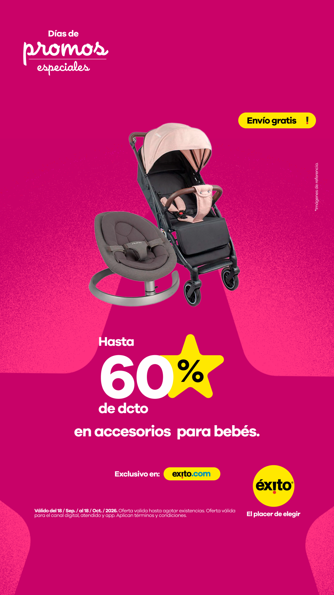 Éxito Facebook ad: Accesorios para bebés.