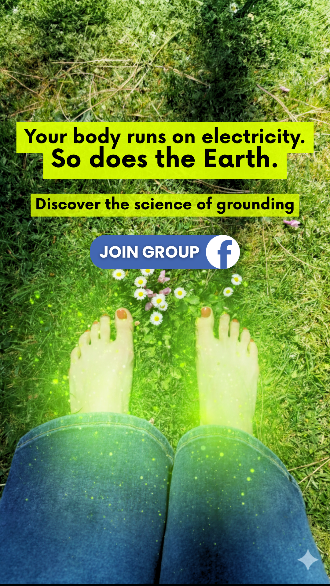 About Earthing Facebook ad