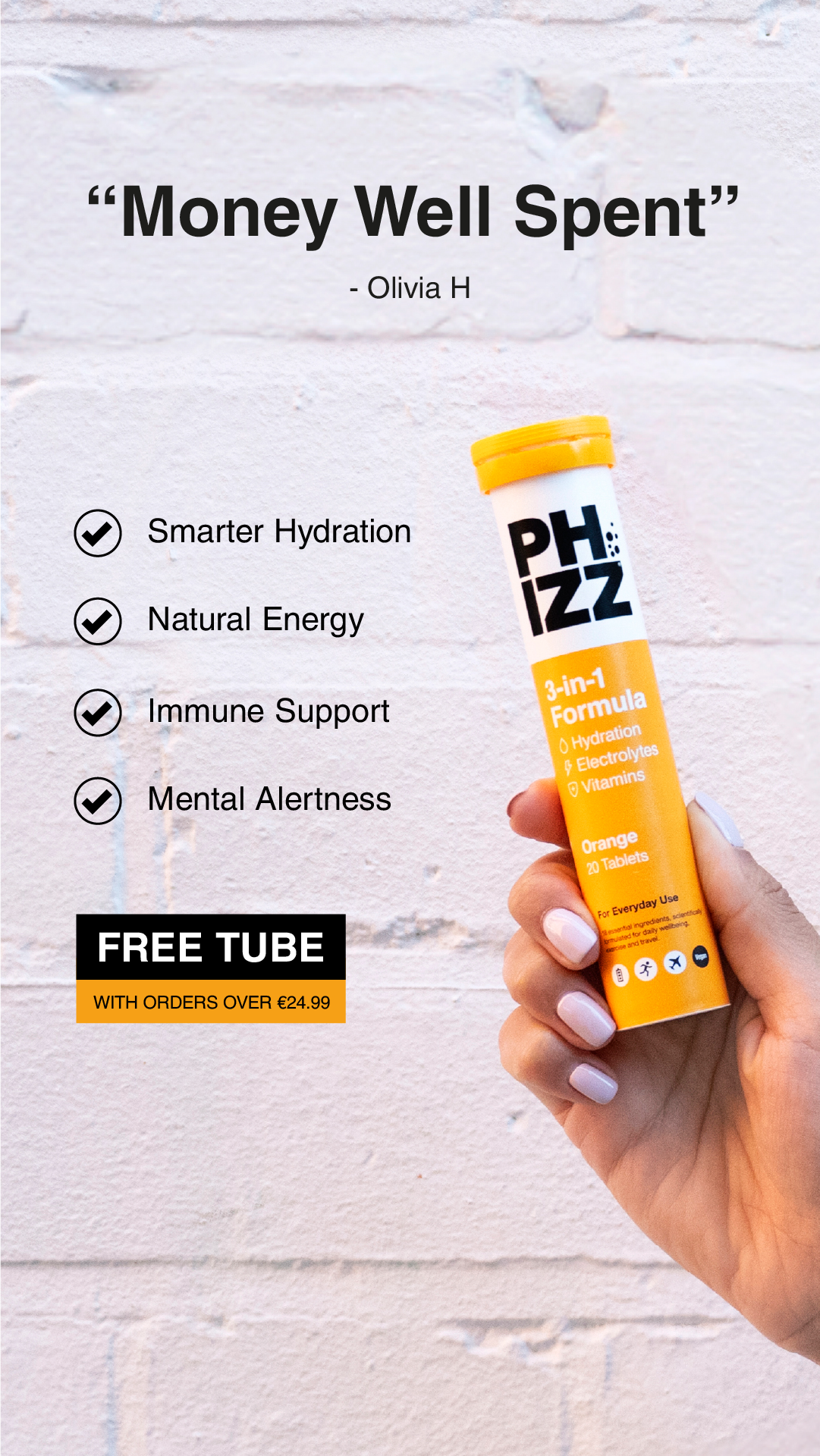 Phizz Facebook ad