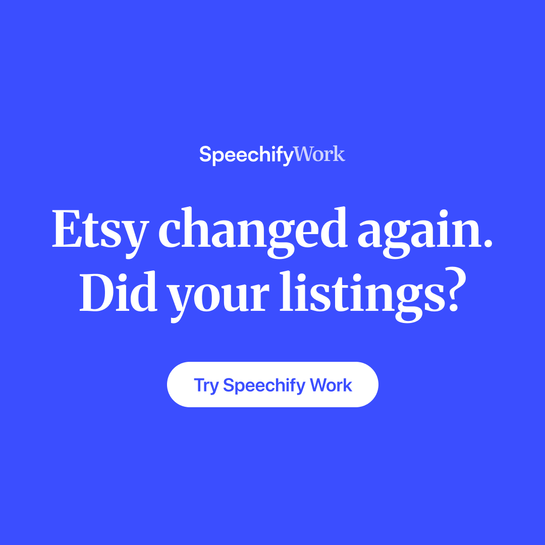 Speechify Facebook ad