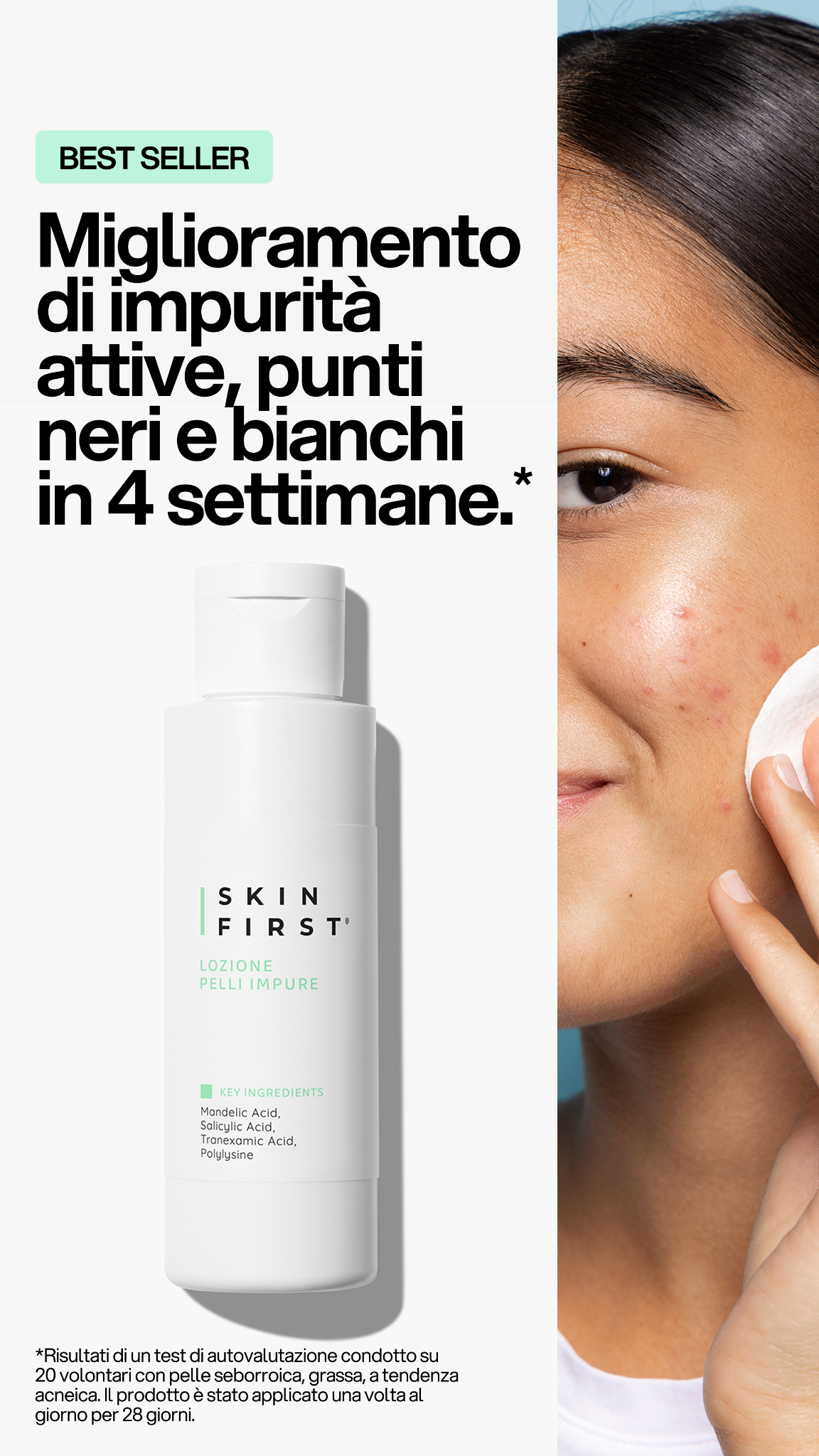 SKIN FIRST Facebook ad