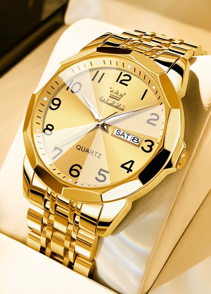 VeryGreed Facebook ad: Reloj de lujo Olevs Aurum