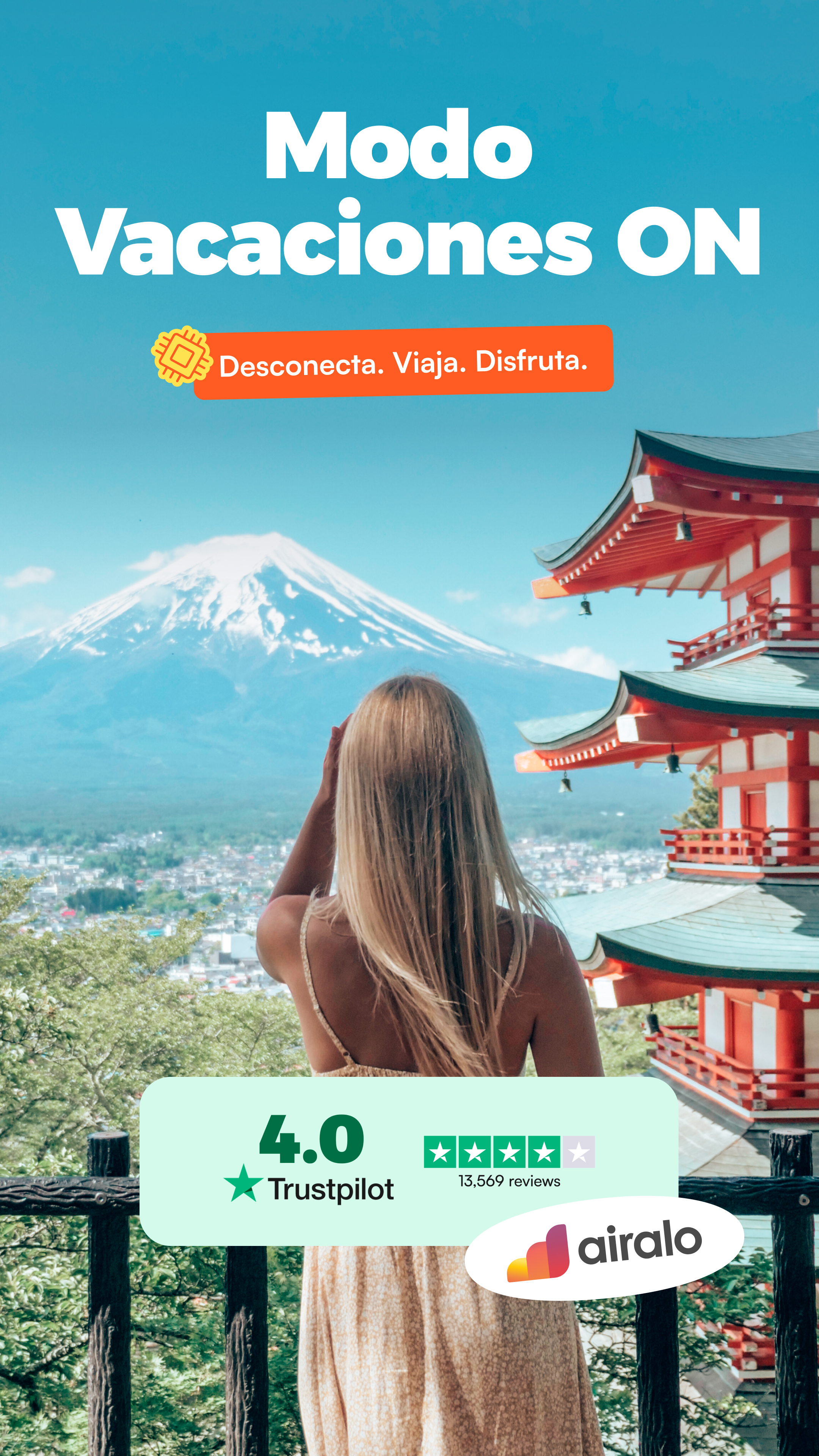 Airalo Global eSIM Store Facebook ad
