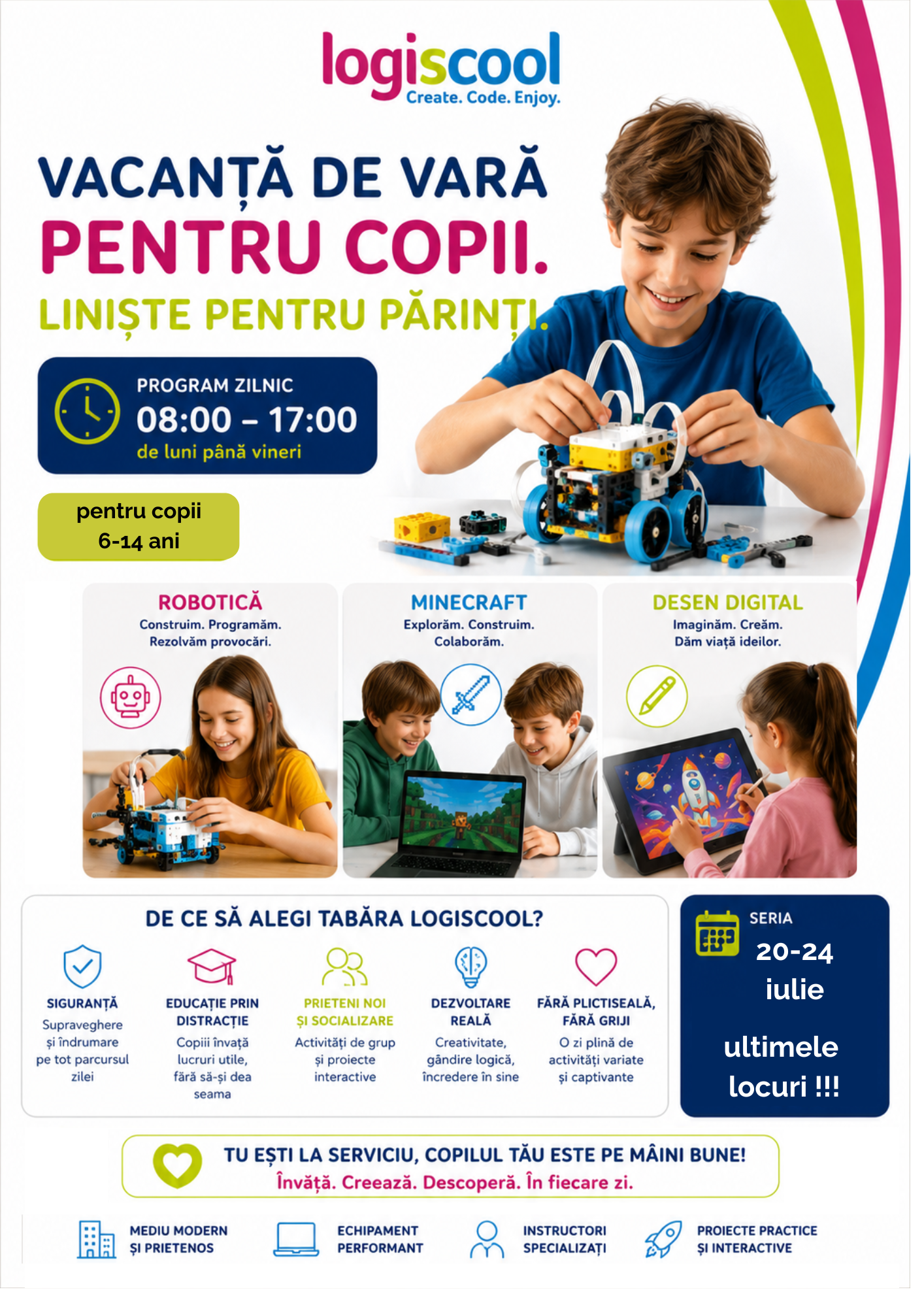 Logiscool Turda - Cluj Facebook ad from Jul 11, 2026