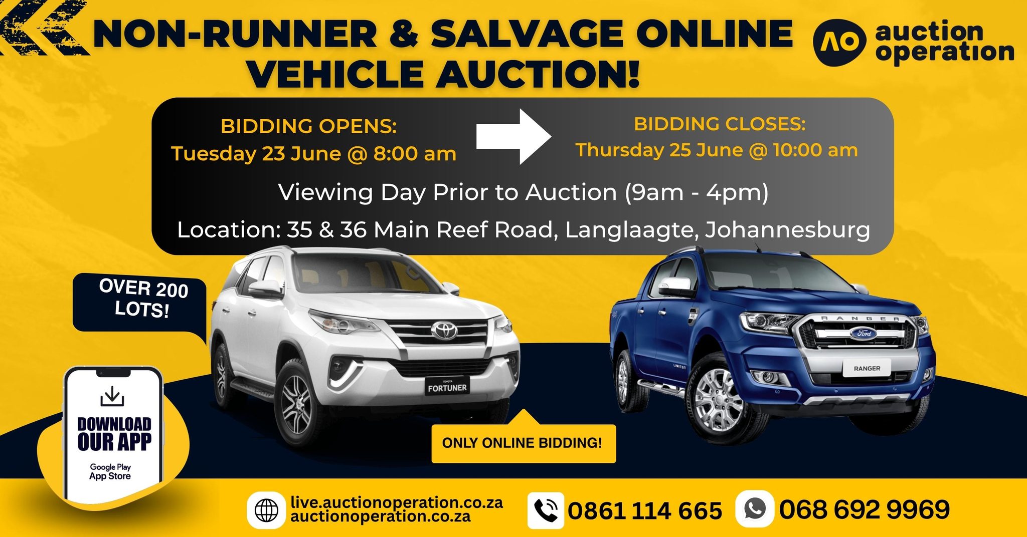 Auction Operation Facebook ad