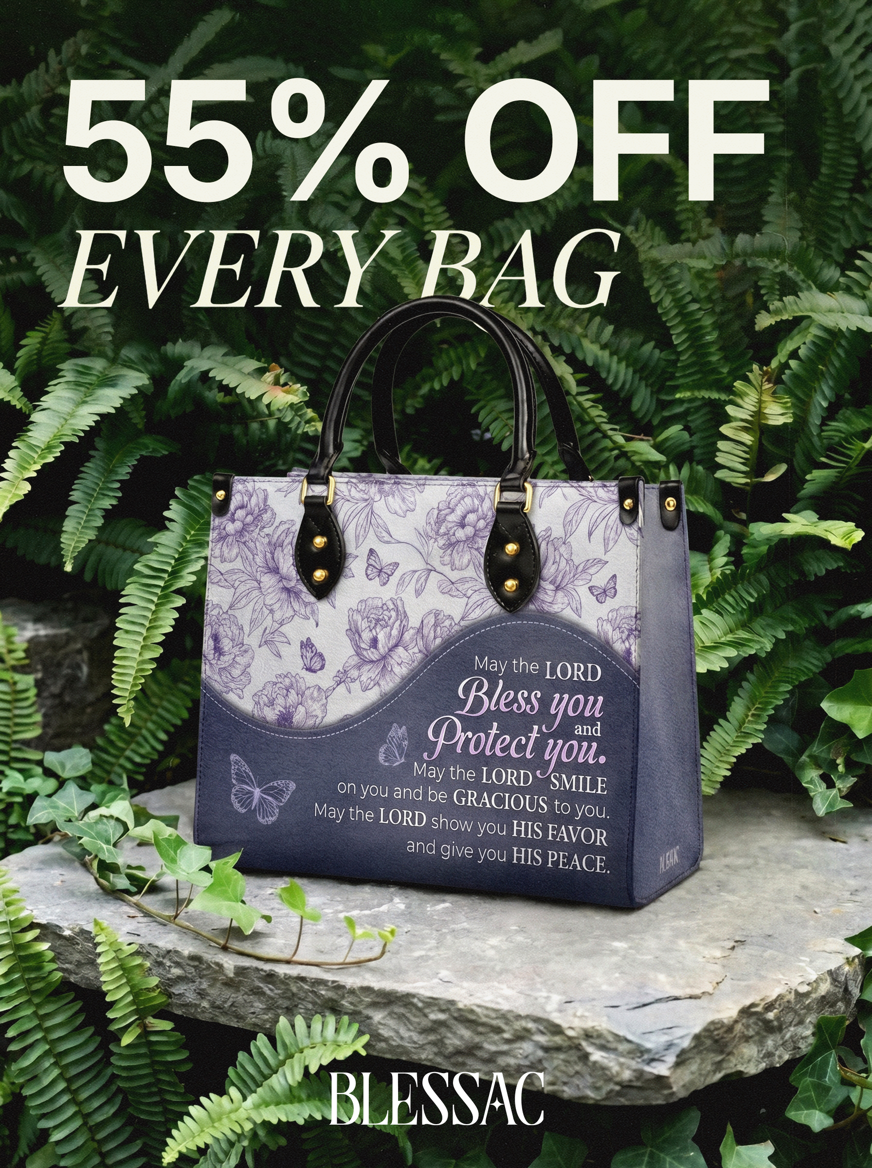 Blessac - Leather Handbags Inspired by Bible Verses Facebook ad