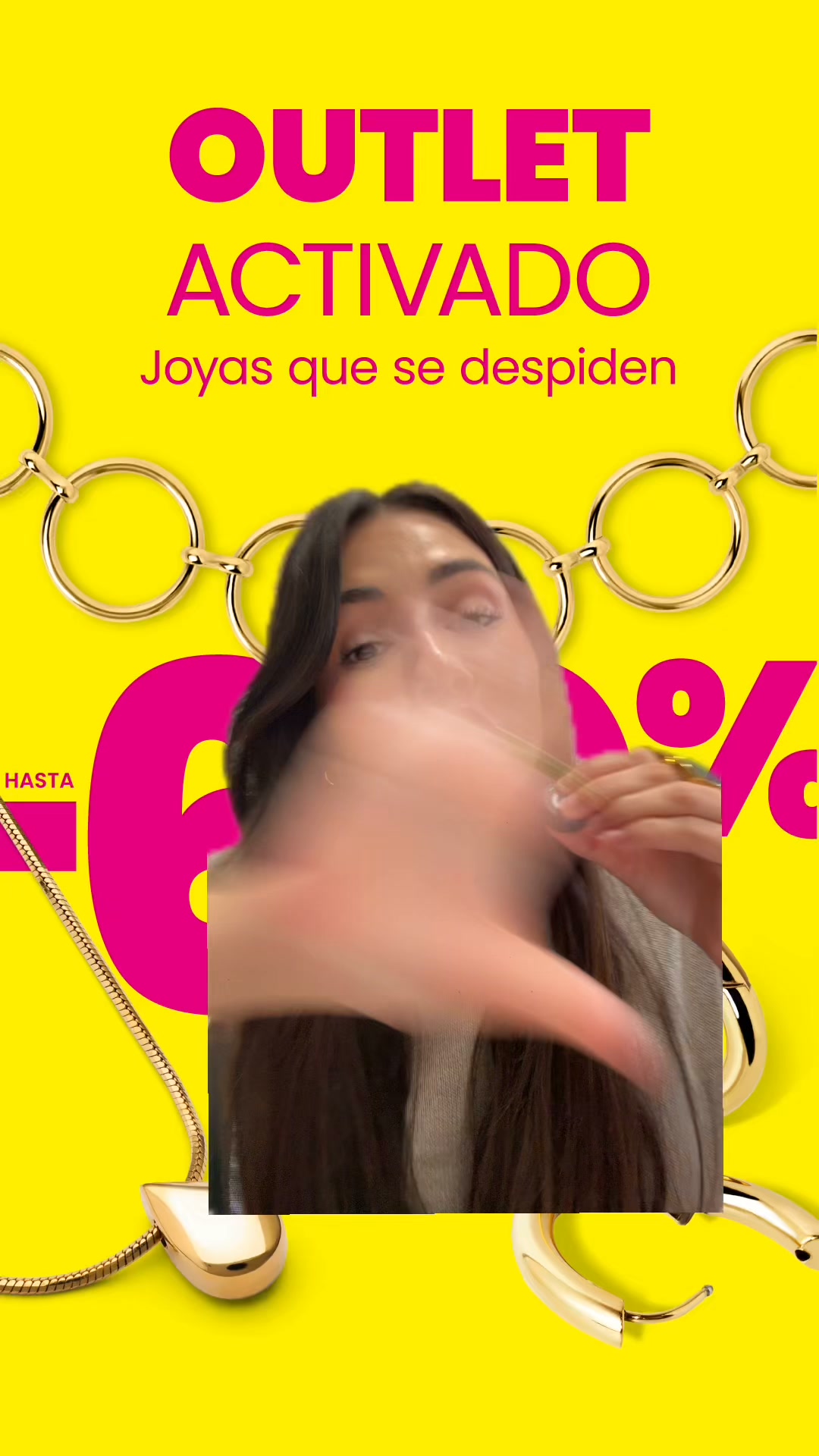 Singularu Jewels Facebook ad: Hasta -60% en nuestras joyas de Outlet