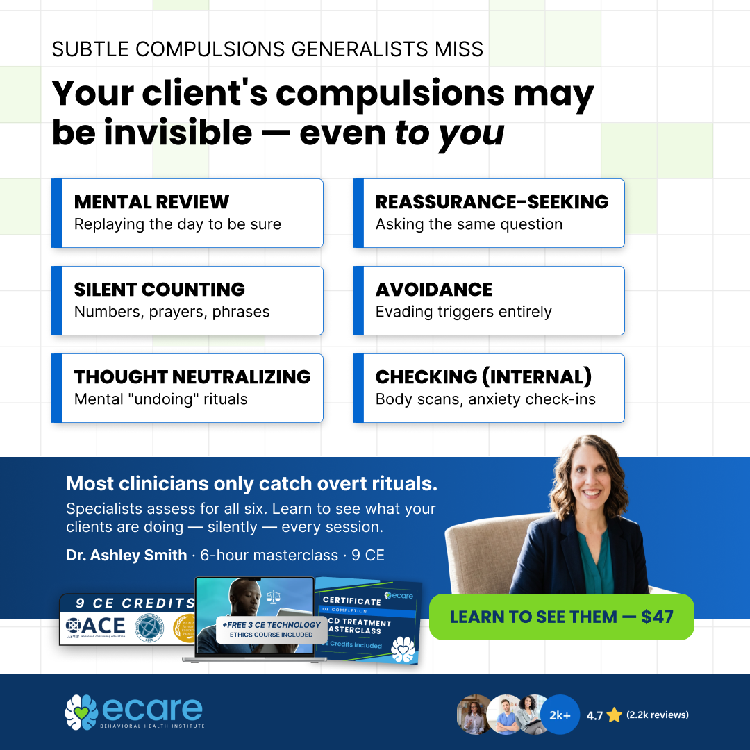eCare Behavioral Health Institute Facebook ad