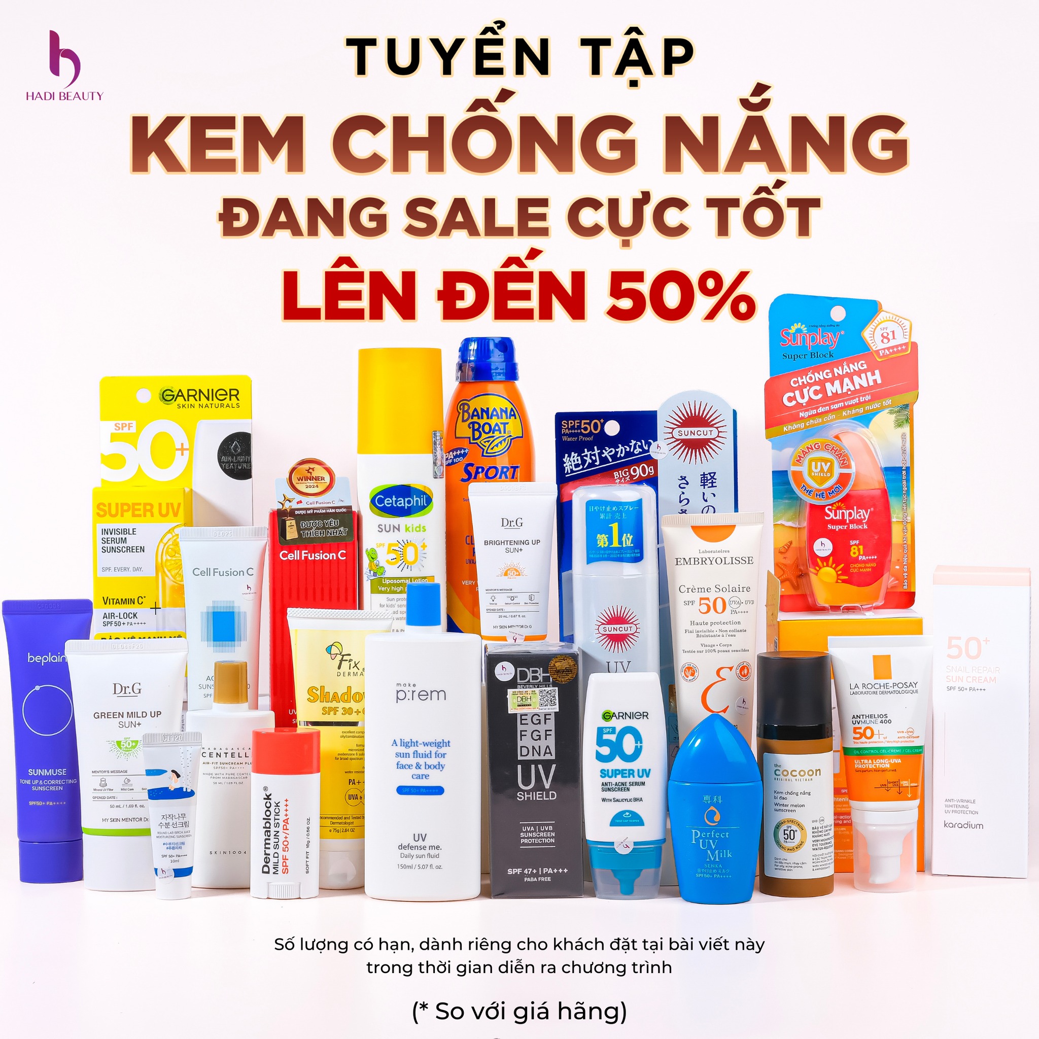 Hadi Cosmetics Mỹ Phẩm Đà Nẵng Facebook ad