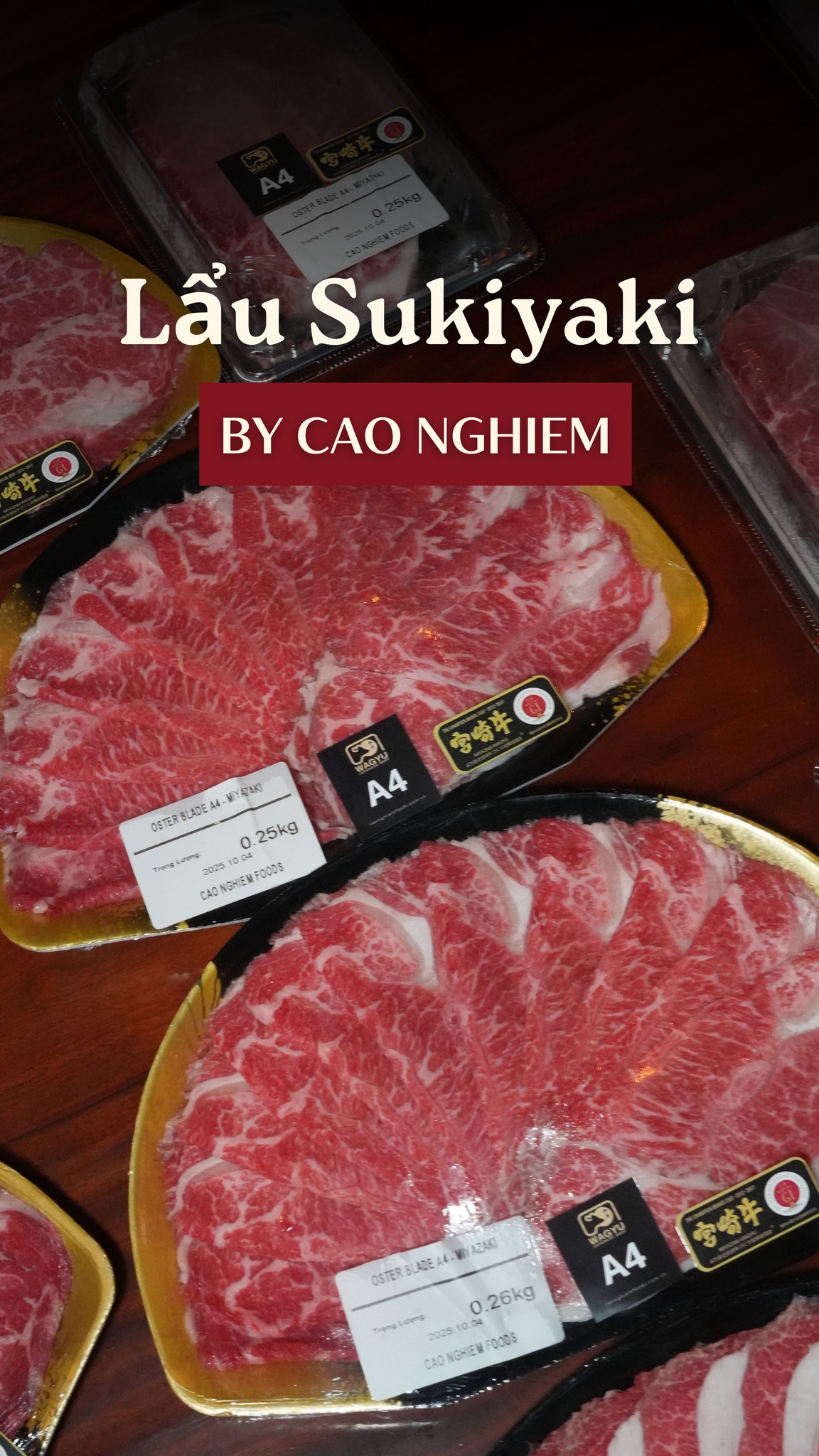 Cao Nghiem Butcher Shop - Thịt bò Úc tươi, Wagyu Nhật A5 Facebook ad: Trải Nghiệm Lẩu Bò Sukiyaki Chuẩn Nhật Tại…