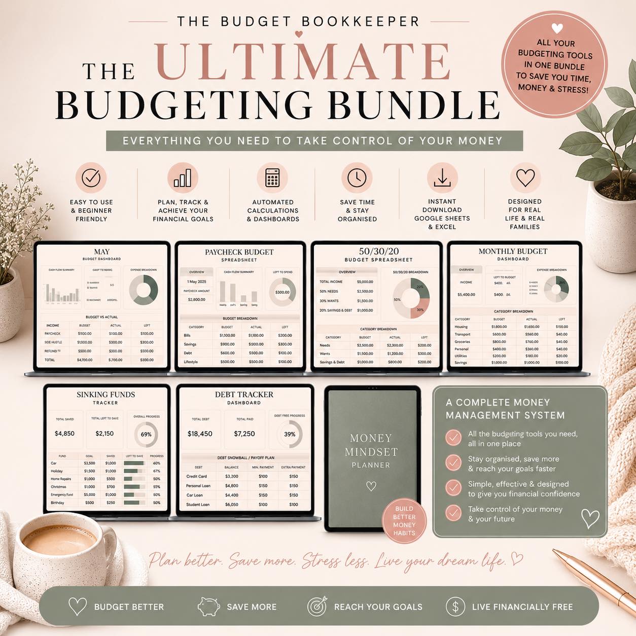 The Budget Bookkeeper Facebook ad: Amy Cole - The Budget Bookkeeper (@thebudgetbookkeeperamy)…