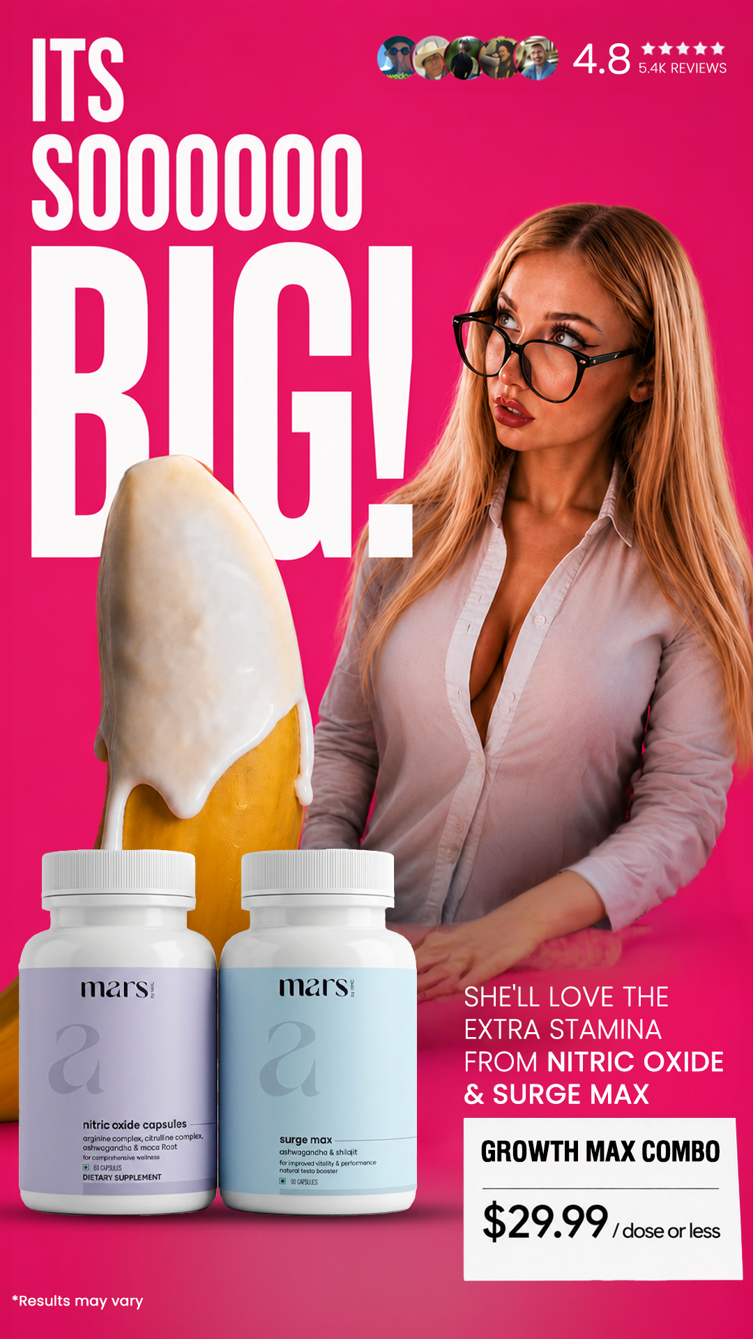 Mars Wellness Supplements Facebook ad