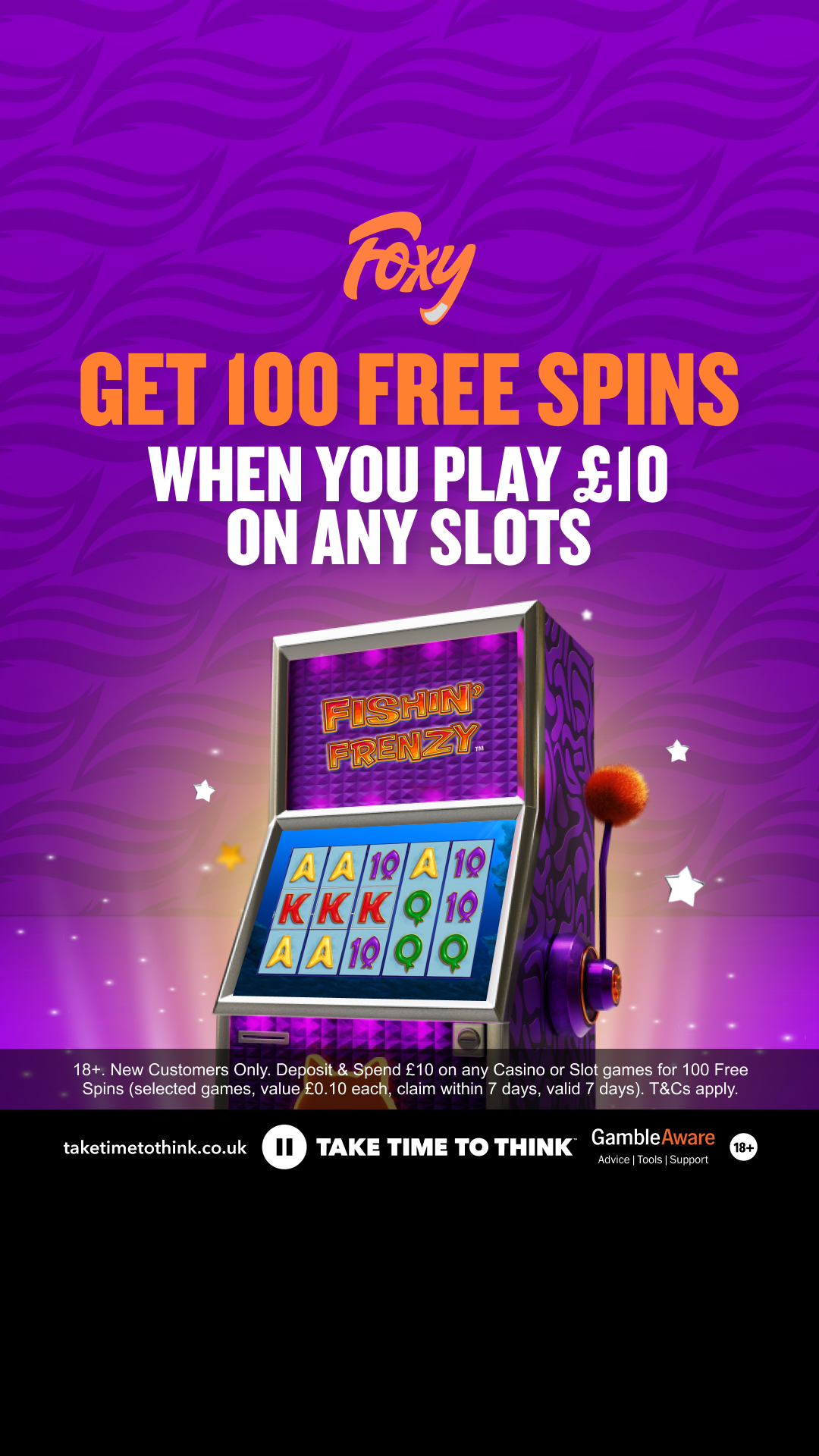 Foxy Bingo Facebook ad from Aug 5, 2026