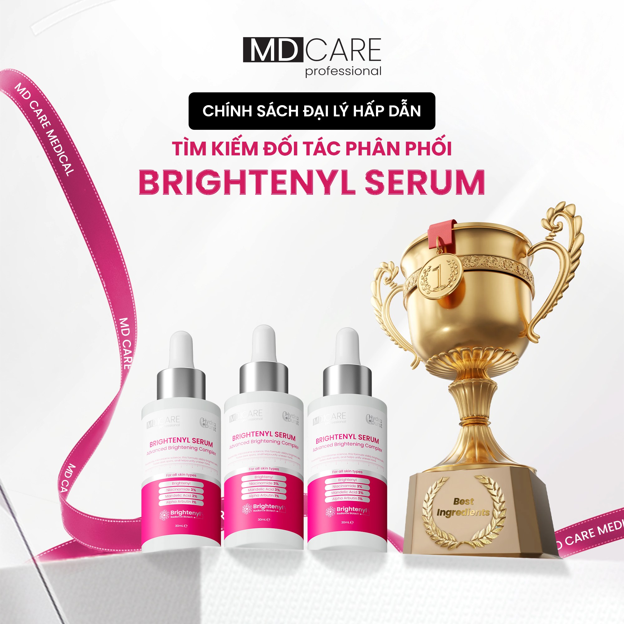 MD Care Medical Facebook ad: BRIGHTENYL SERUM - BƯỚC ĐỘT PHÁ MỚI KIỂM…