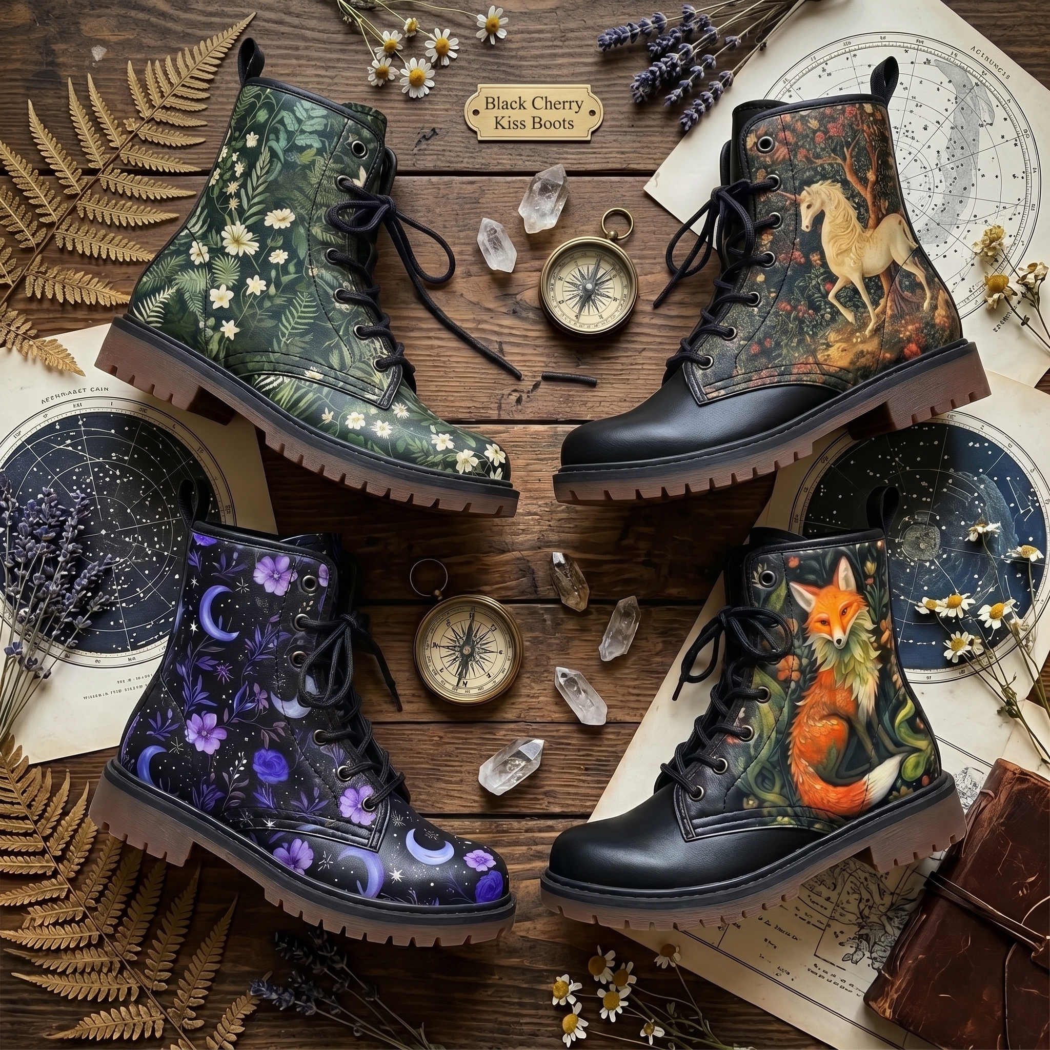 Black Cherry Kiss Shop Facebook ad: Step into something a little more magical.