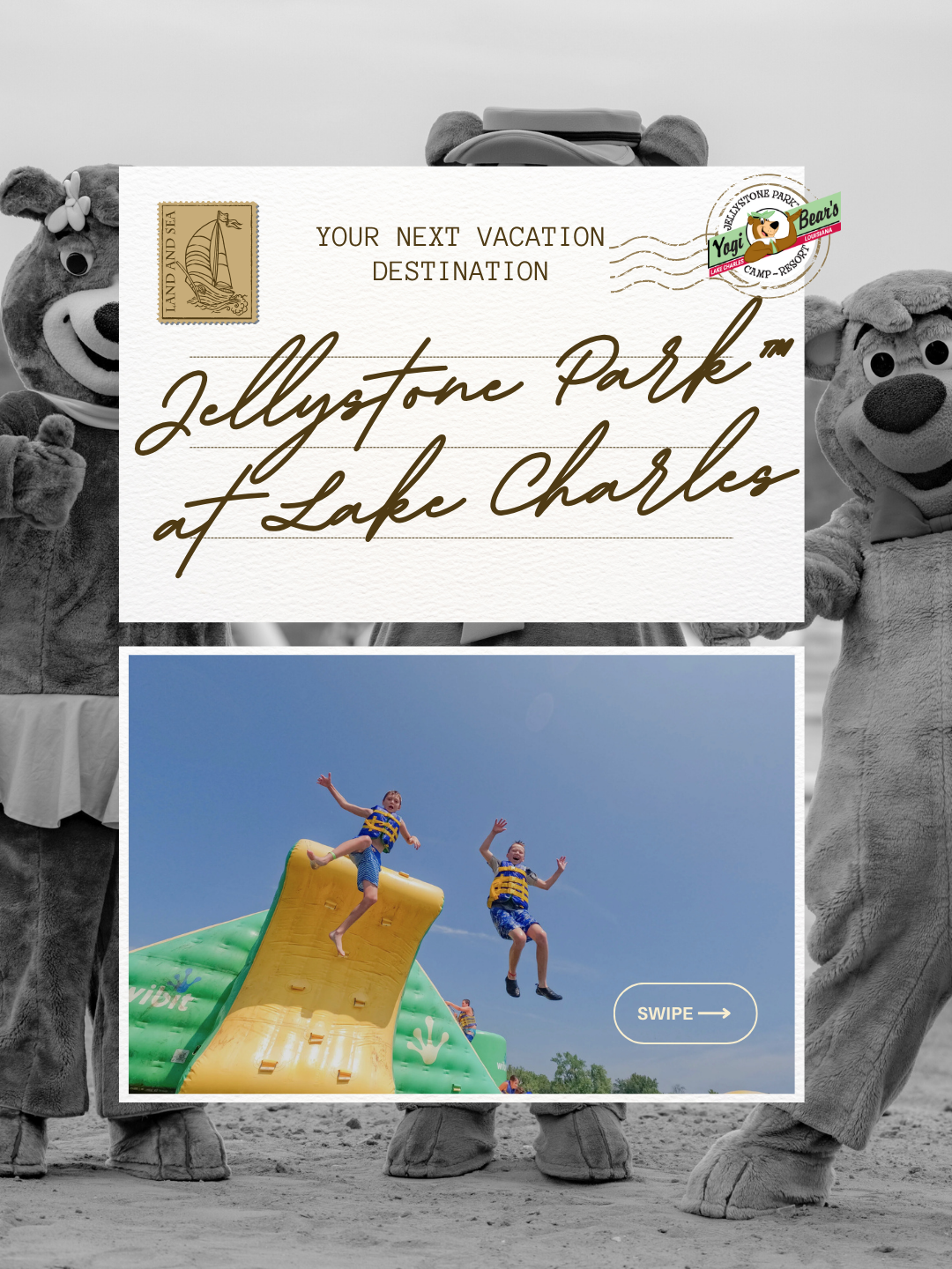 Jellystone Park Lake Charles Facebook ad