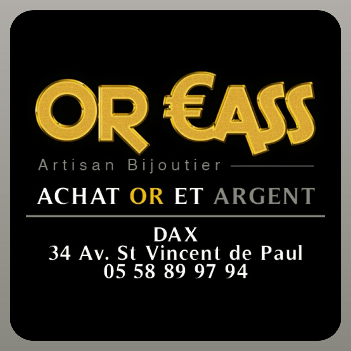 Publicité - Vente et achat d'or Facebook ad: F.M.D.L - Bijouterie à Dax (adresse, horaires, avis)