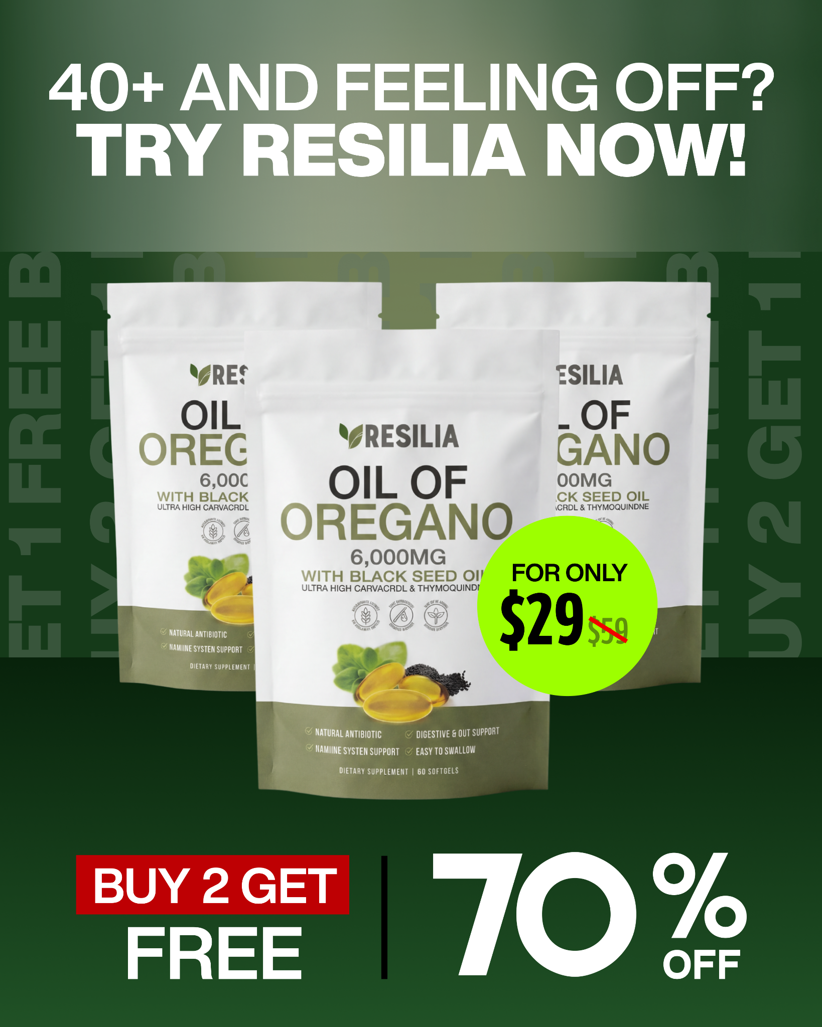 After 40 Wellness Facebook ad