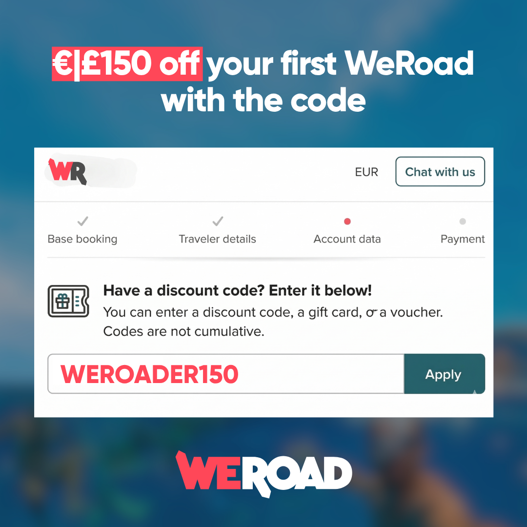WeRoad Travel Facebook ad