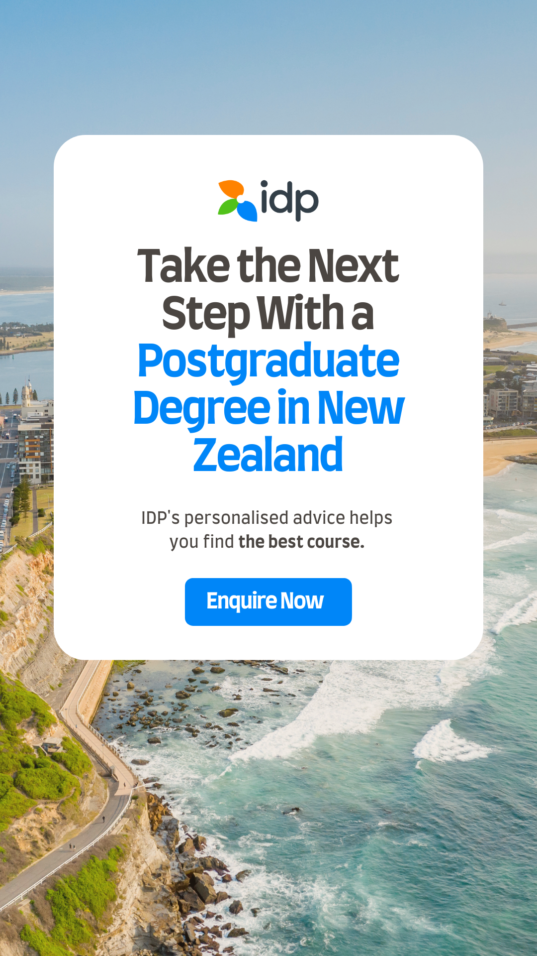 IDP Education Facebook ad from May 28, 2026