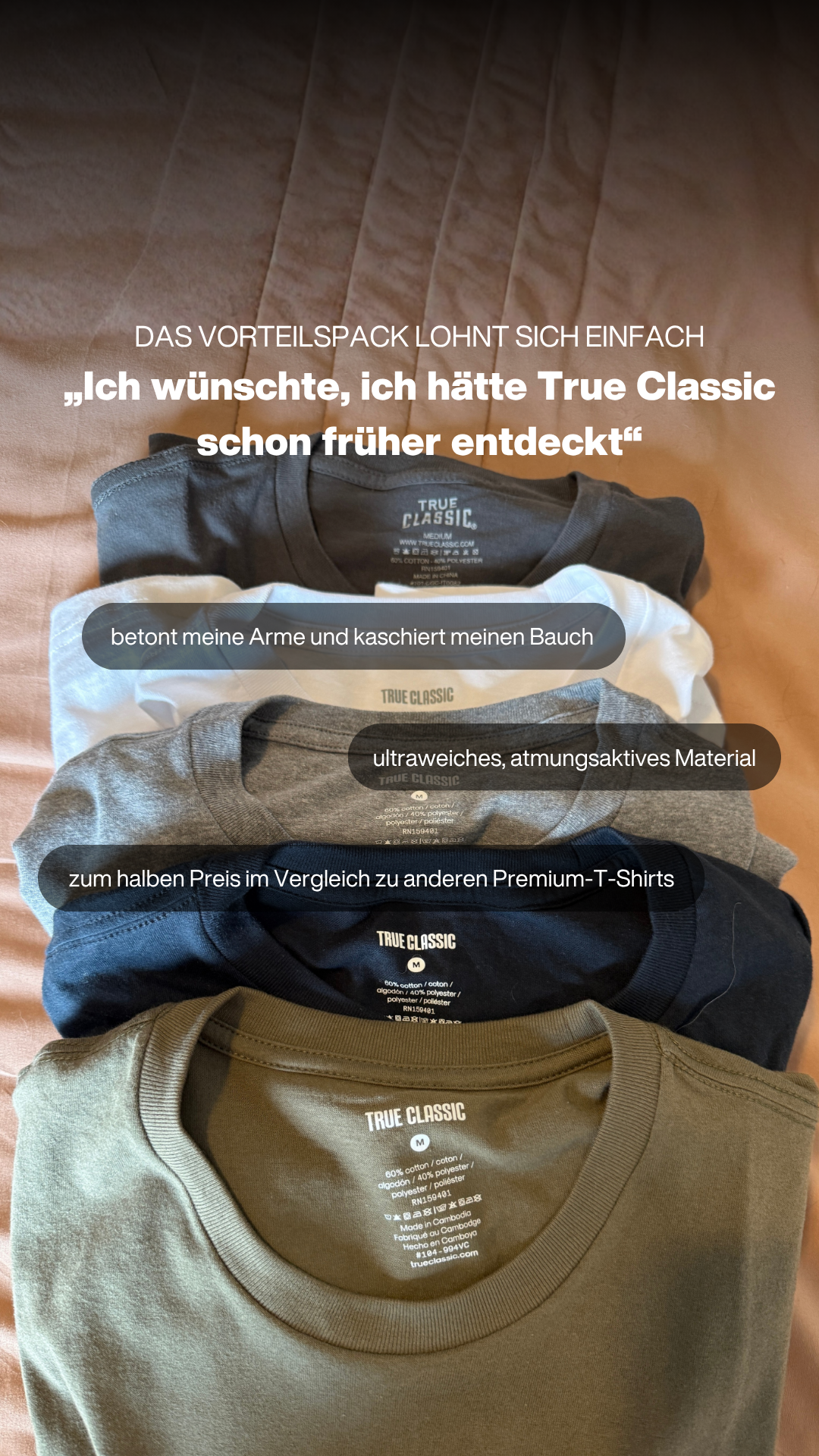 True Classic Facebook ad