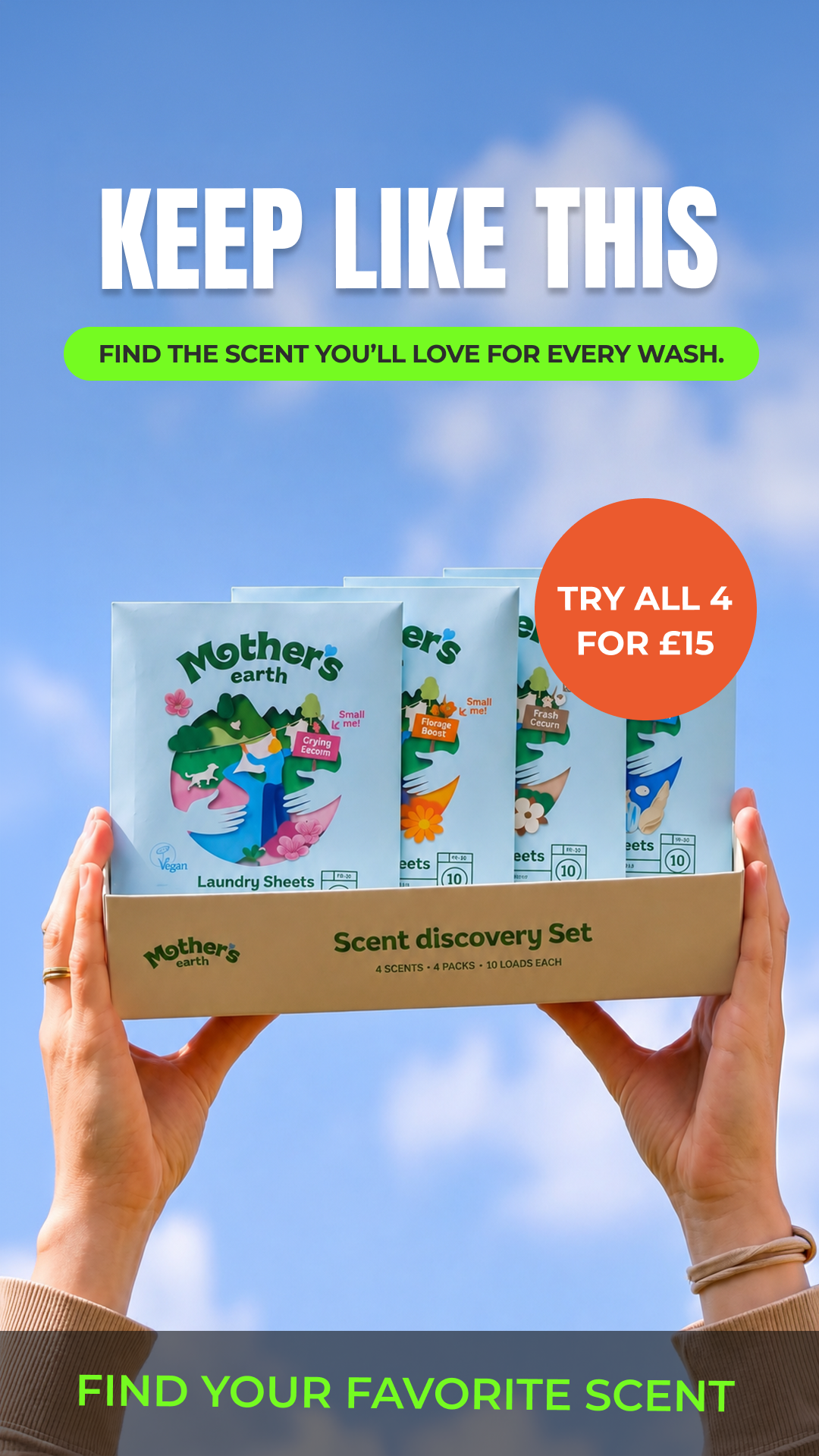 Mothers Earth Facebook ad
