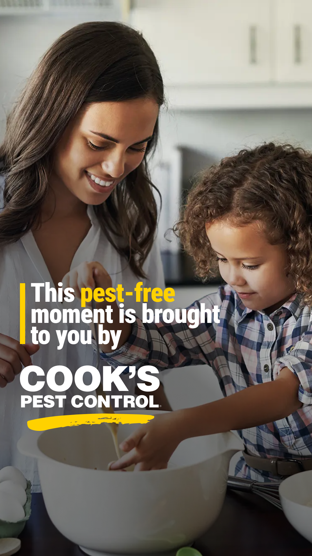 Cook's Pest Control Facebook ad from Jul 1, 2026