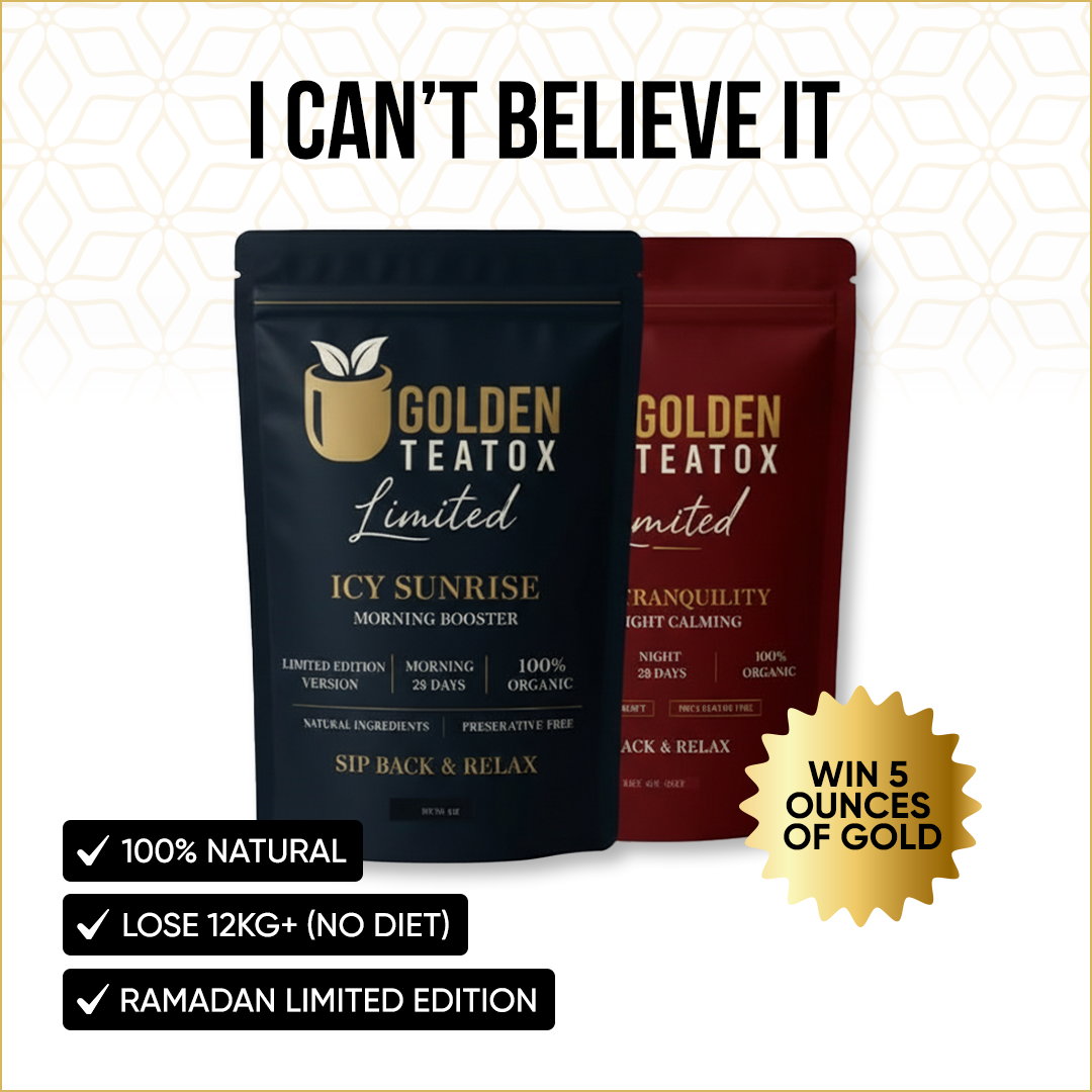 Golden-teatox Facebook ad: Lose 12+ Kg in Just 30 Days with the Limited Edition…