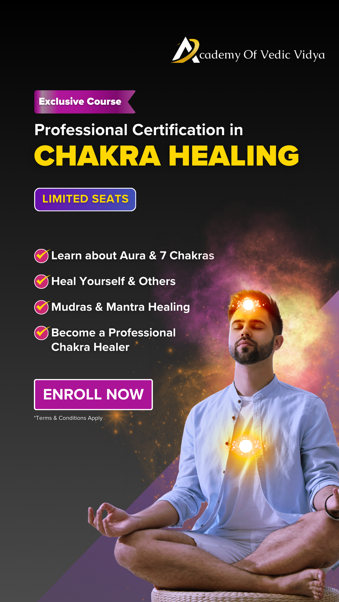 Academy of Vedic Vidya Facebook ad