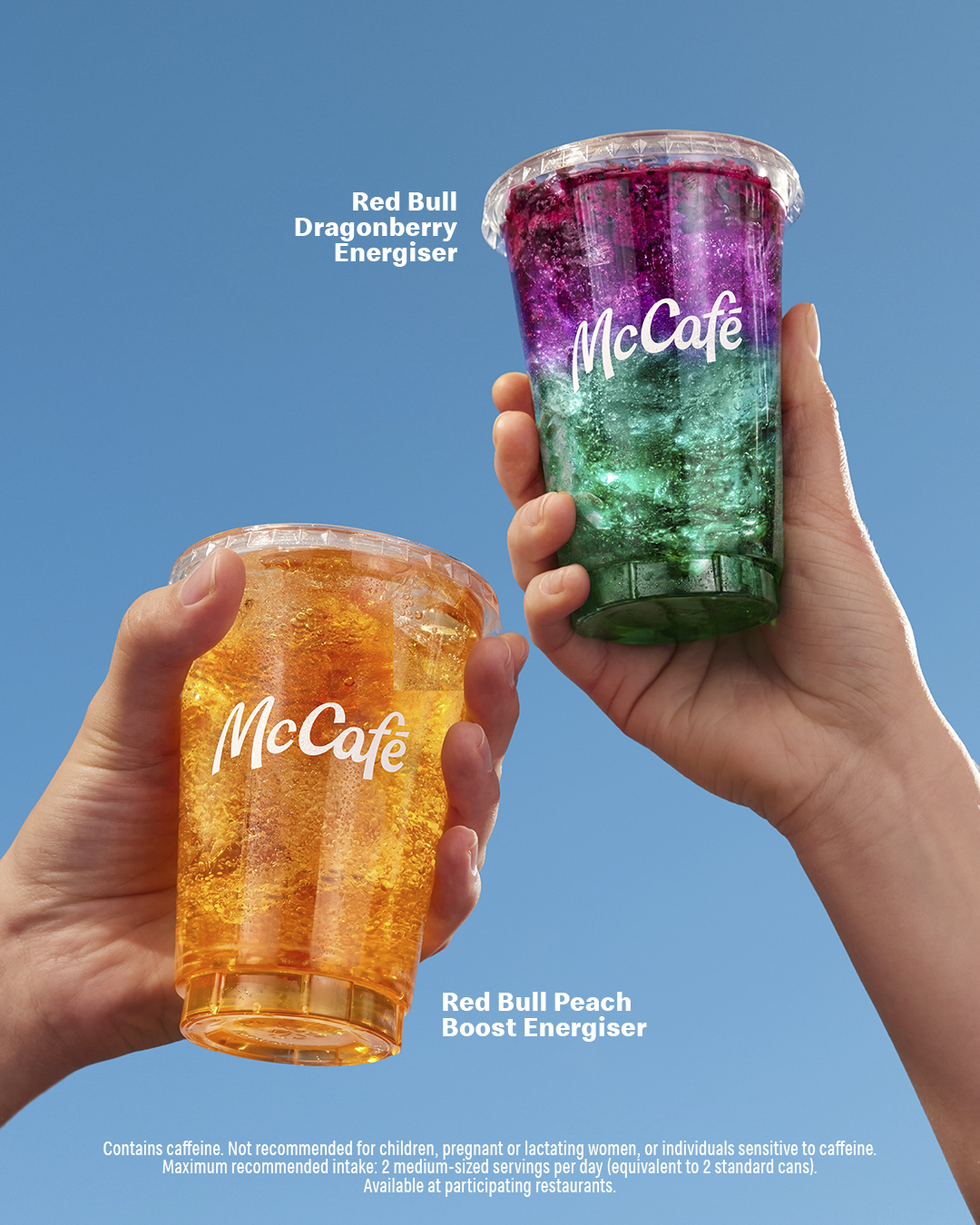 McDonald's Facebook ad: Hands up if you’re craving our delicious new…
