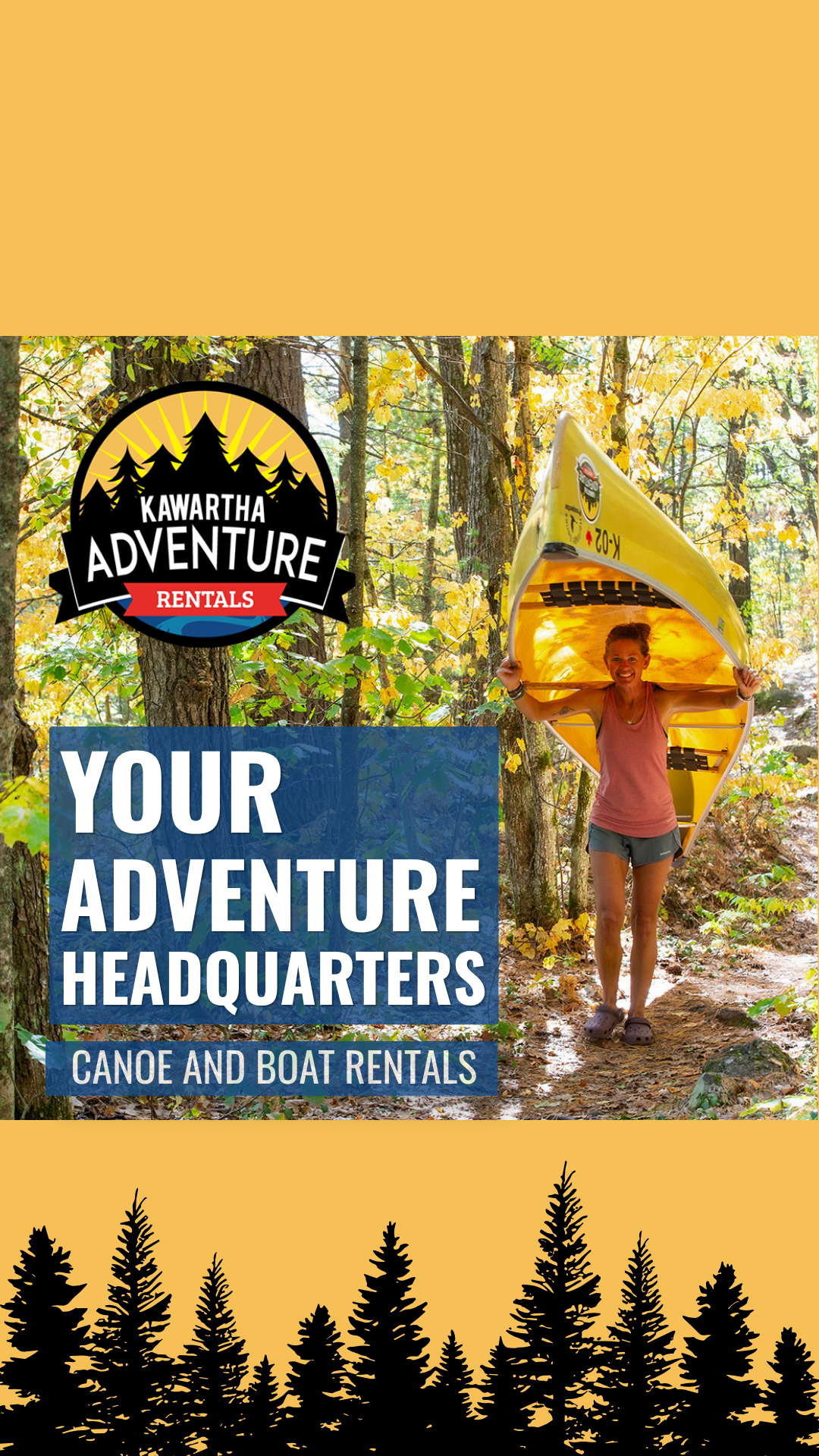 Kawartha Adventure Rentals Facebook ad