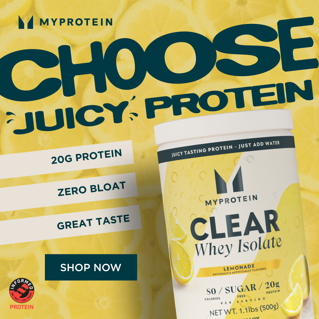 Myprotein Facebook ad