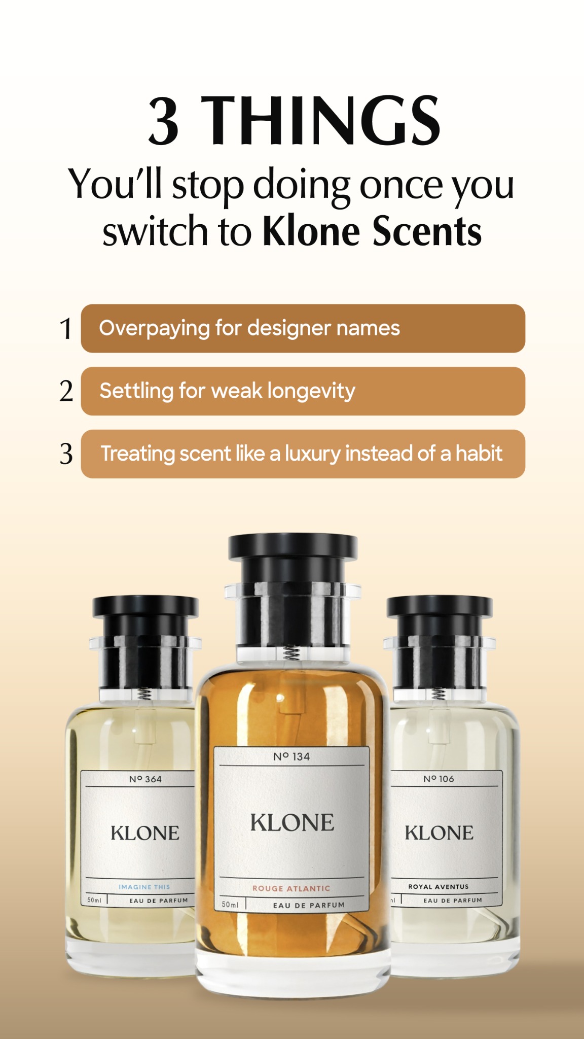 Klone Scents Facebook ad