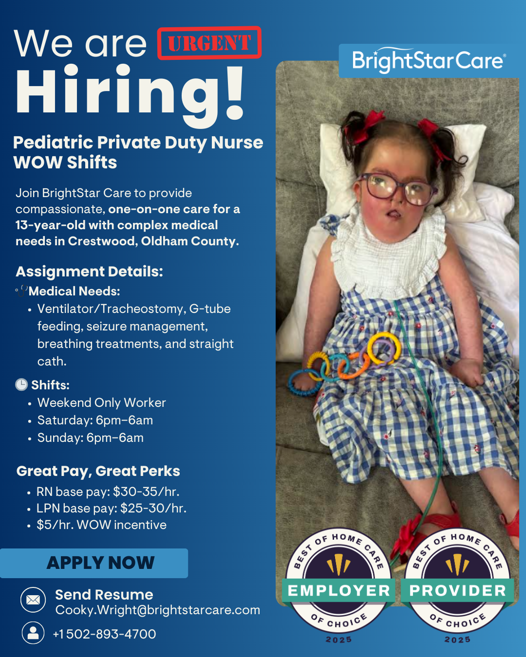 BrightStar Care Louisville Facebook ad